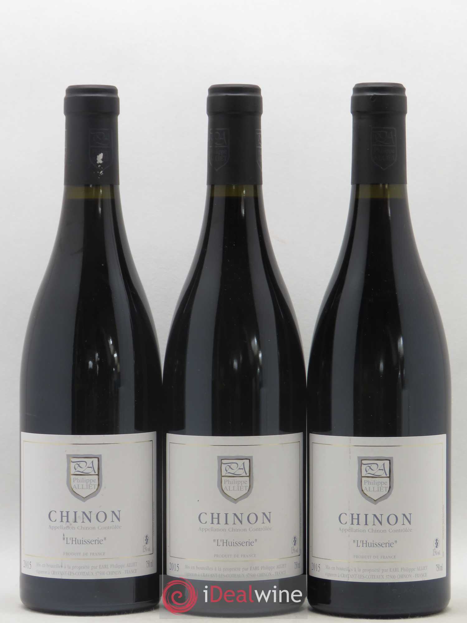 Chinon L'Huisserie Philippe Alliet 2015 - Lot de 3 bouteilles - 0