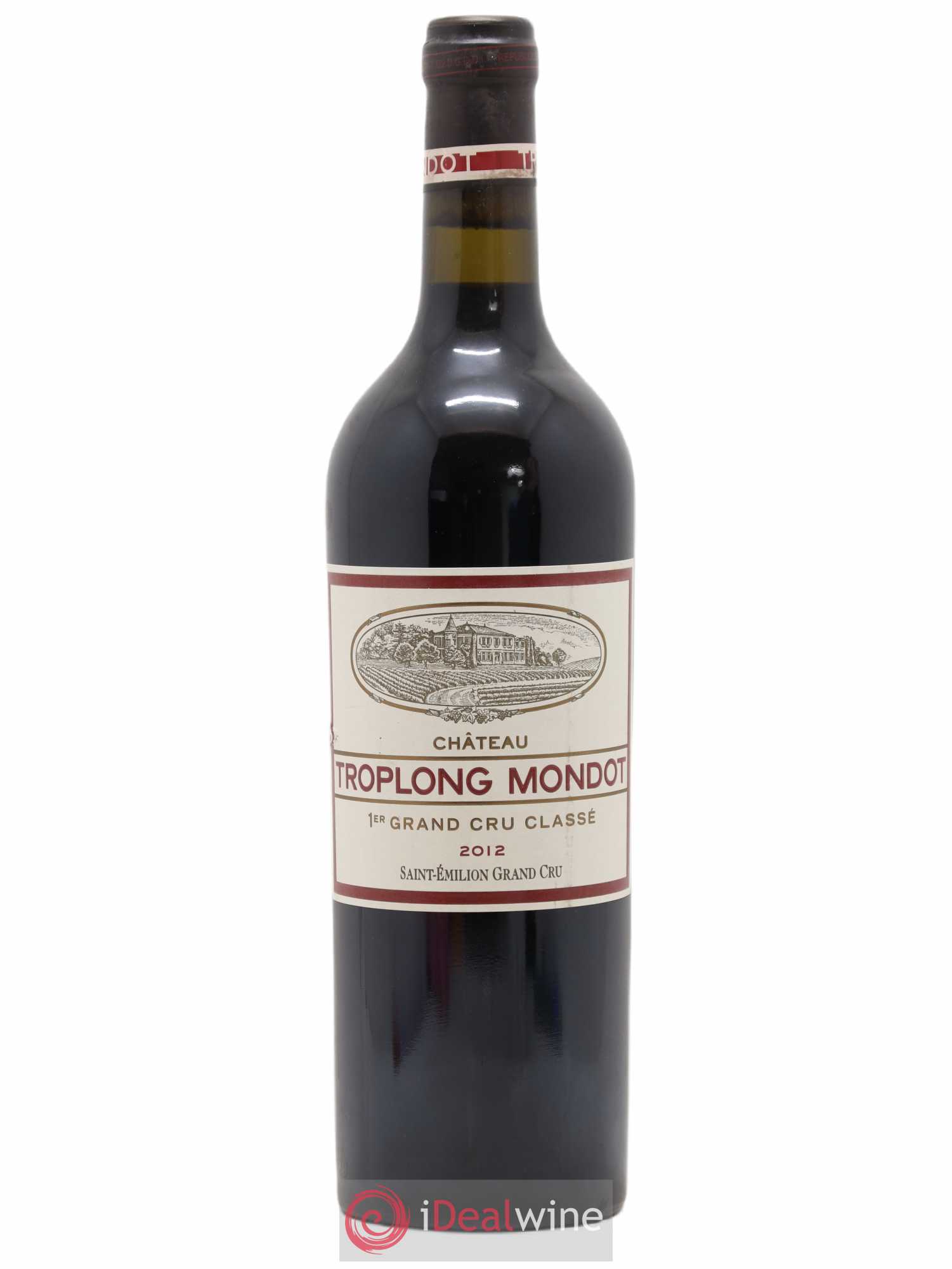 Château Troplong Mondot 1er Grand Cru Classé B 2012 - Lot de 1 bouteille - 0