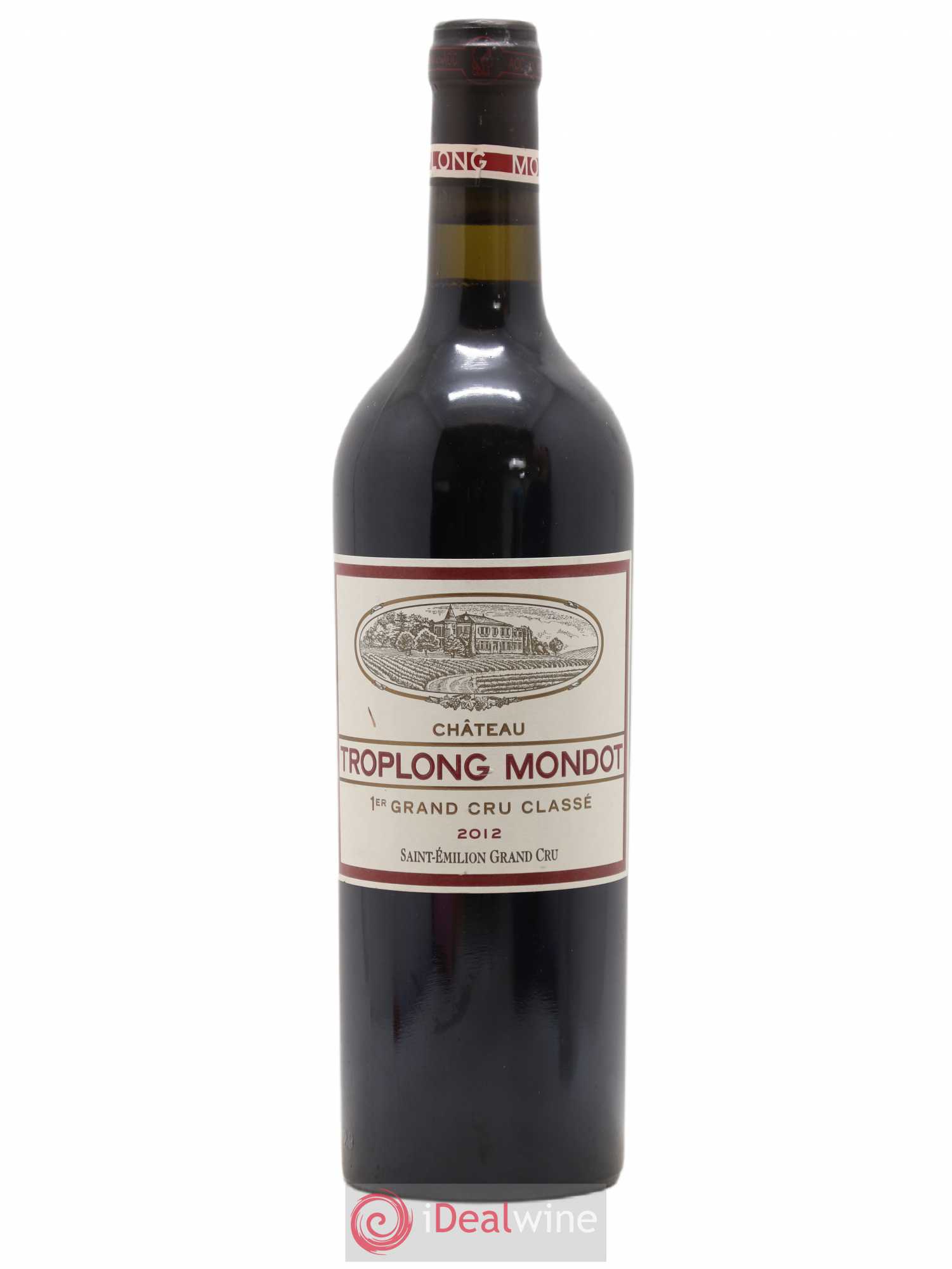 Château Troplong Mondot 1er Grand Cru Classé B 2012 - Lot de 1 bouteille - 0