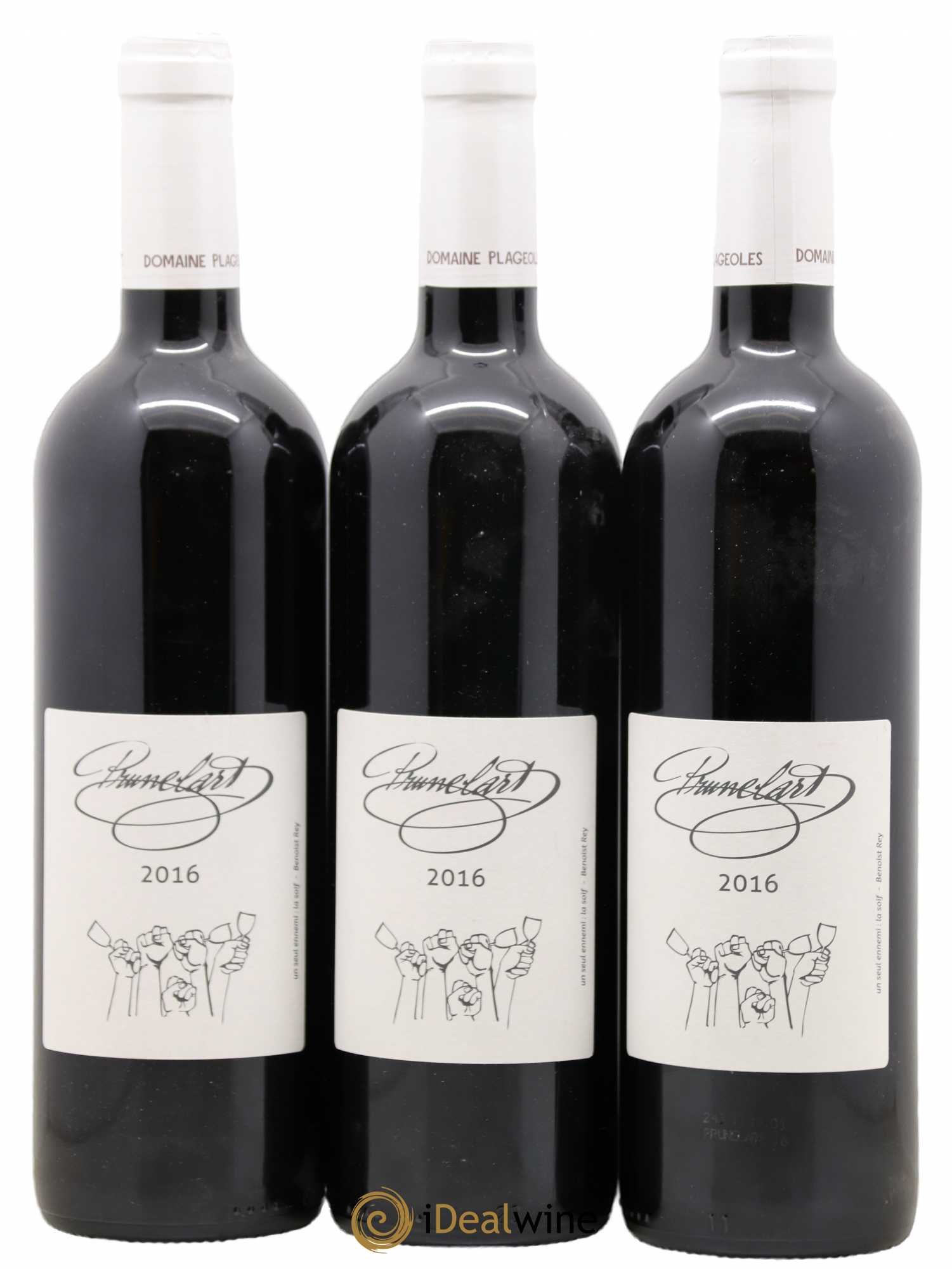 Côtes du Tarn Prunelart Plageoles (sans prix de réserve) 2016 - Lot de 3 bouteilles - 0