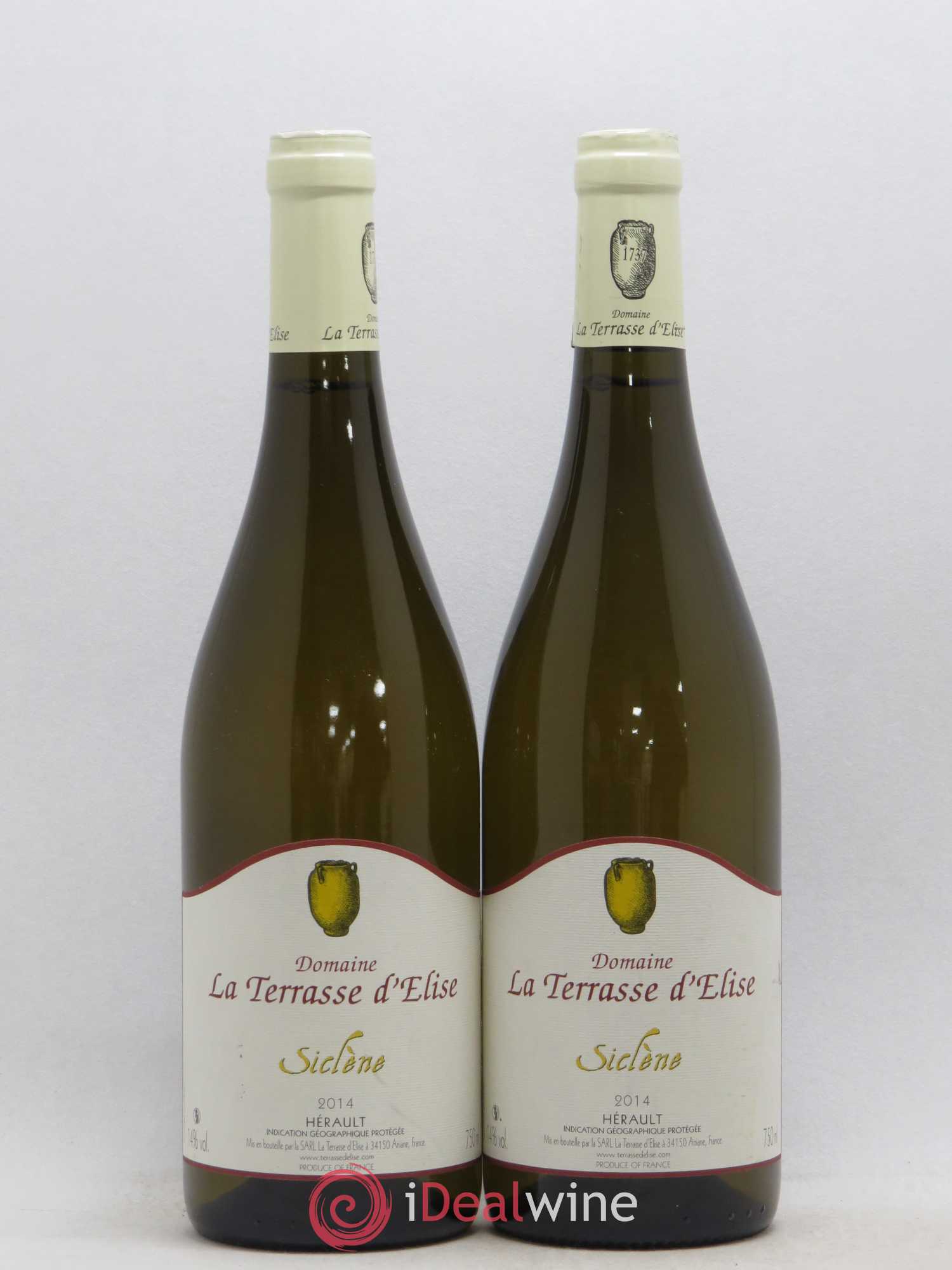 Pays d'Hérault Siclène Terrasse d'Elise (Domaine de la) 2014 - Lot de 2 bouteilles - 0
