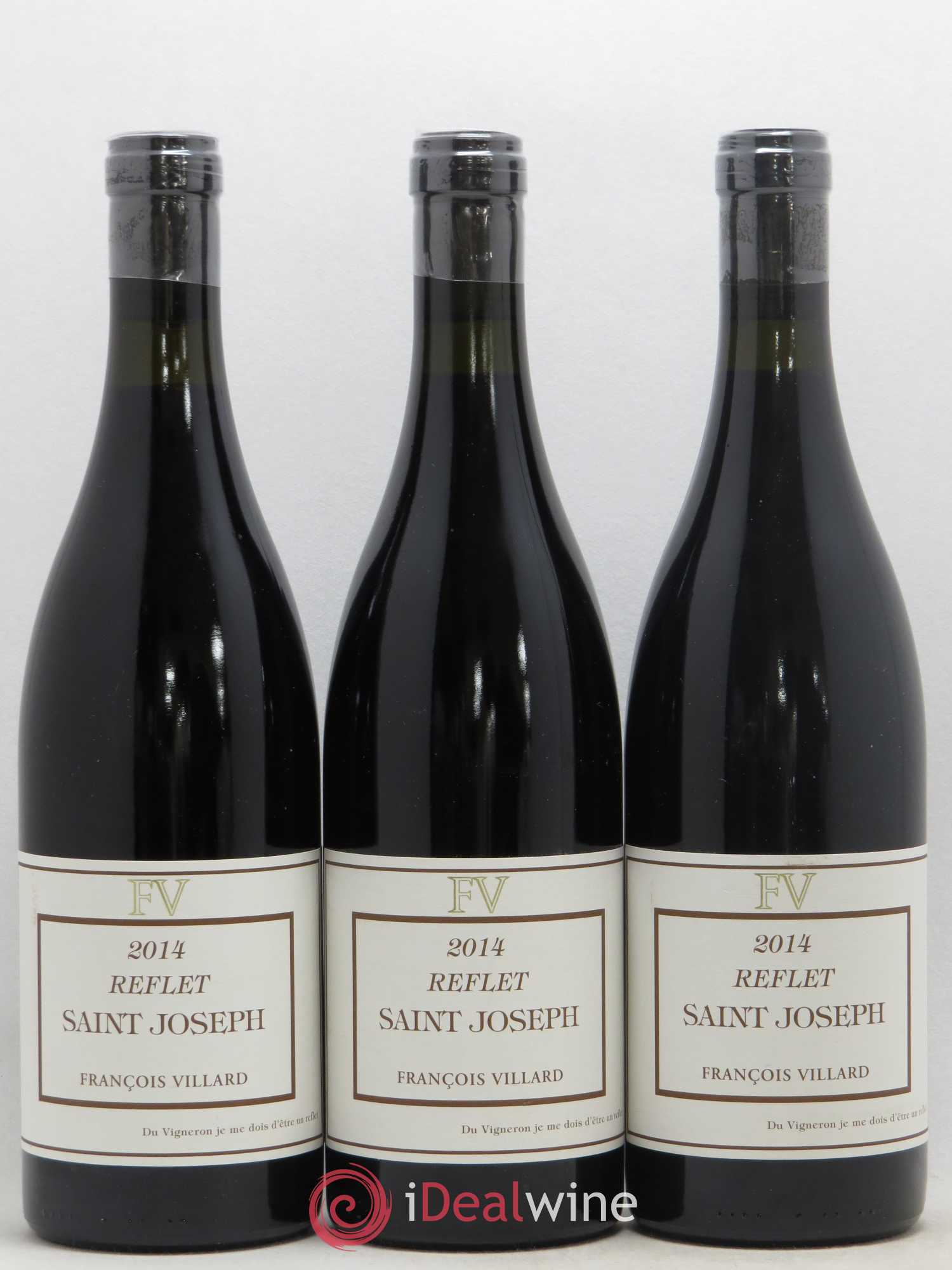 Saint-Joseph Reflet François Villard 2014 - Lot de 3 bouteilles - 0