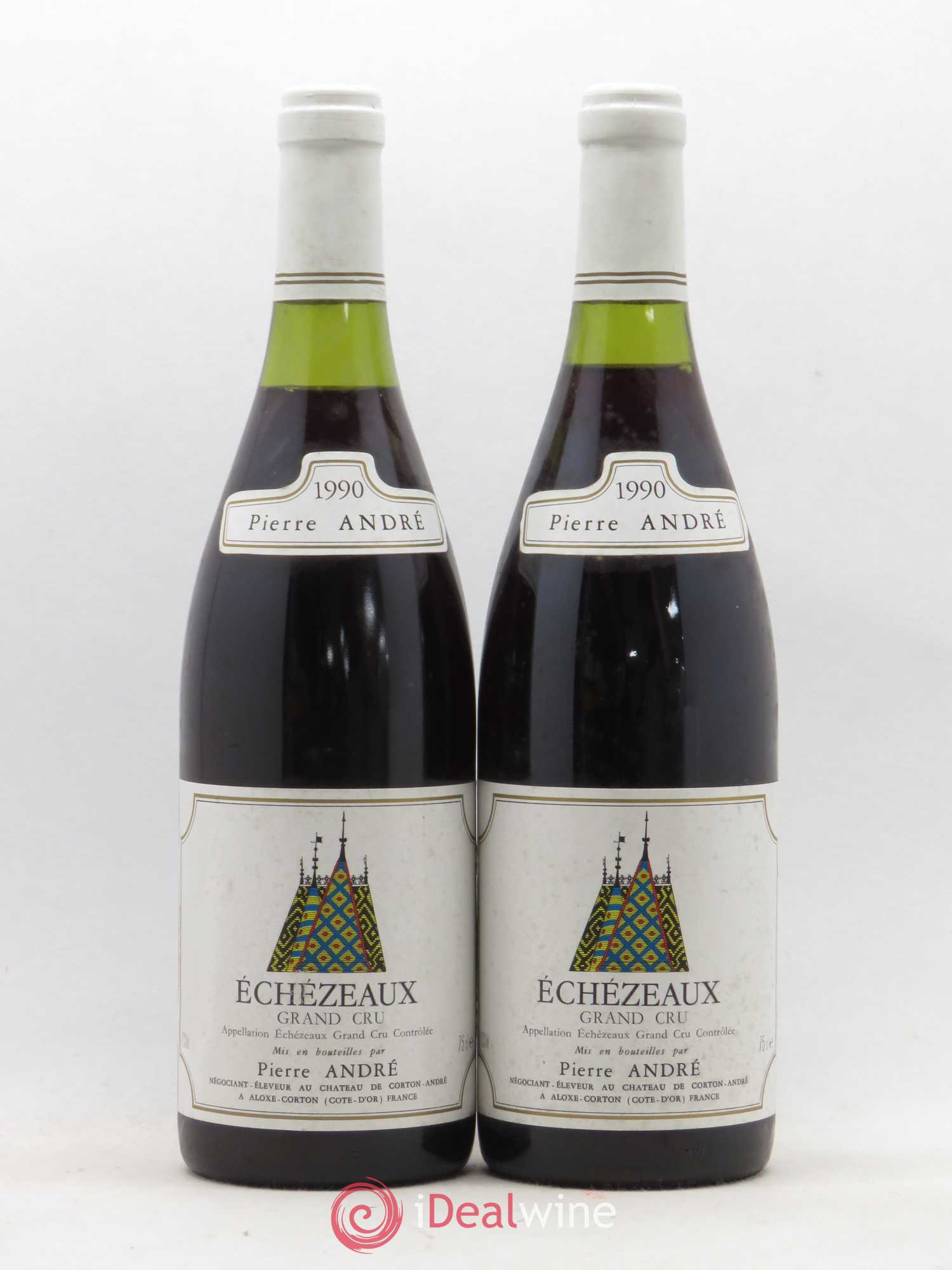 Echezeaux Grand Cru Pierre André 1990 - Lot de 2 bouteilles - 0