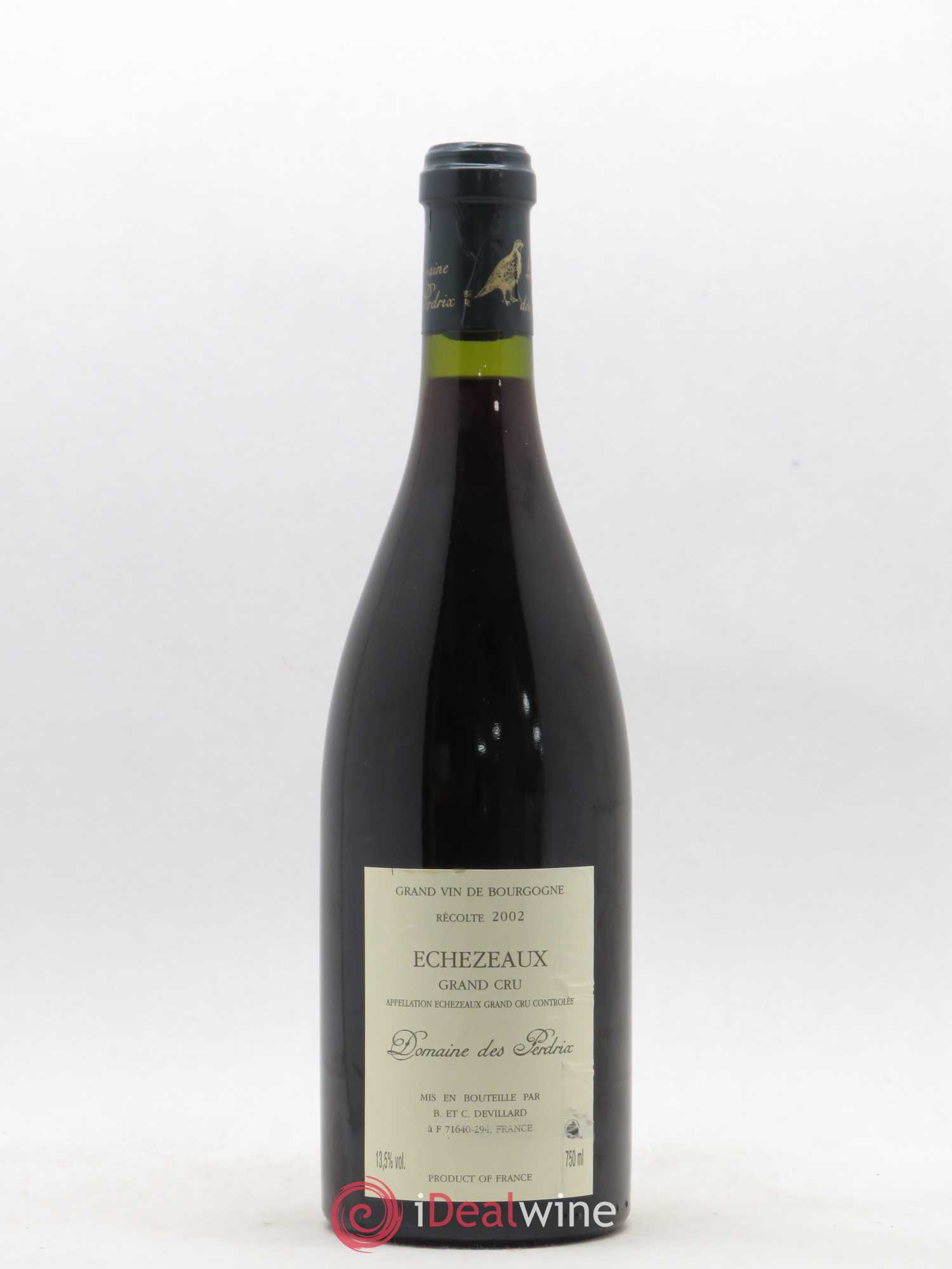 Echezeaux Grand Cru Perdrix (Domaine des) 2002 - Lot de 1 bouteille - 1
