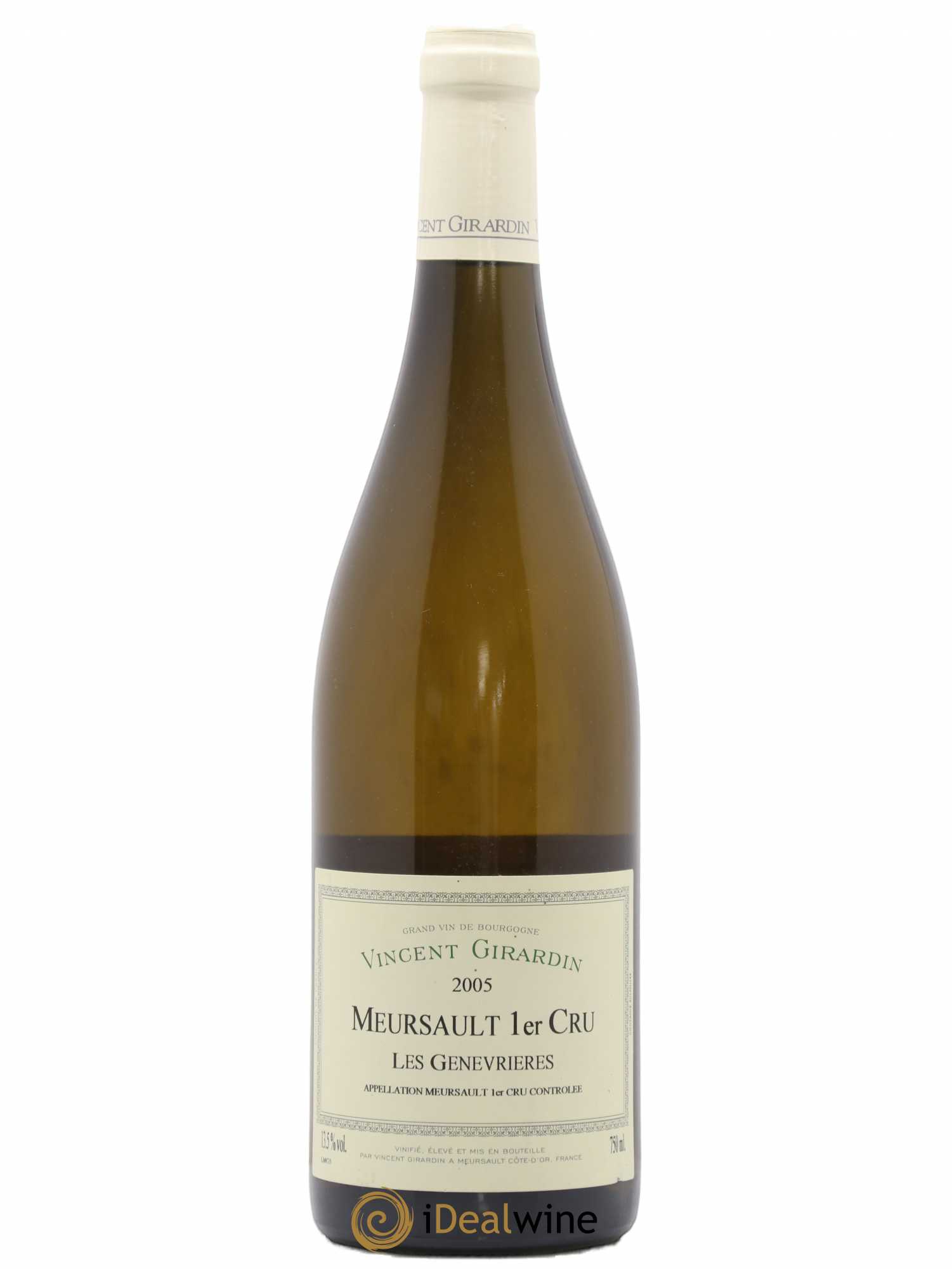 Meursault 1er Cru Les Genevrières Vincent Girardin (Domaine) 2005 - Lot de 1 bouteille - 0