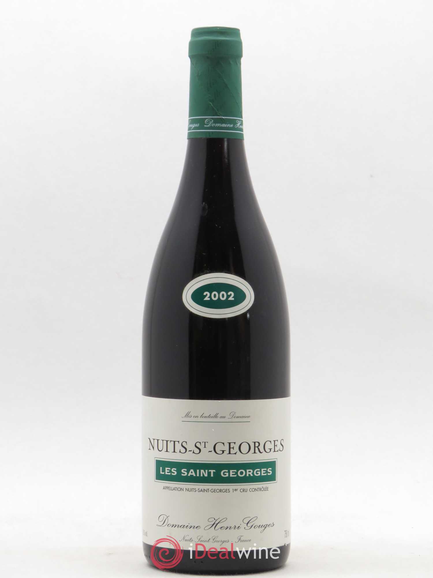 Nuits-Saint-Georges 1er Cru Les Saints Georges Henri Gouges 2002 - Lot de 1 bouteille - 0