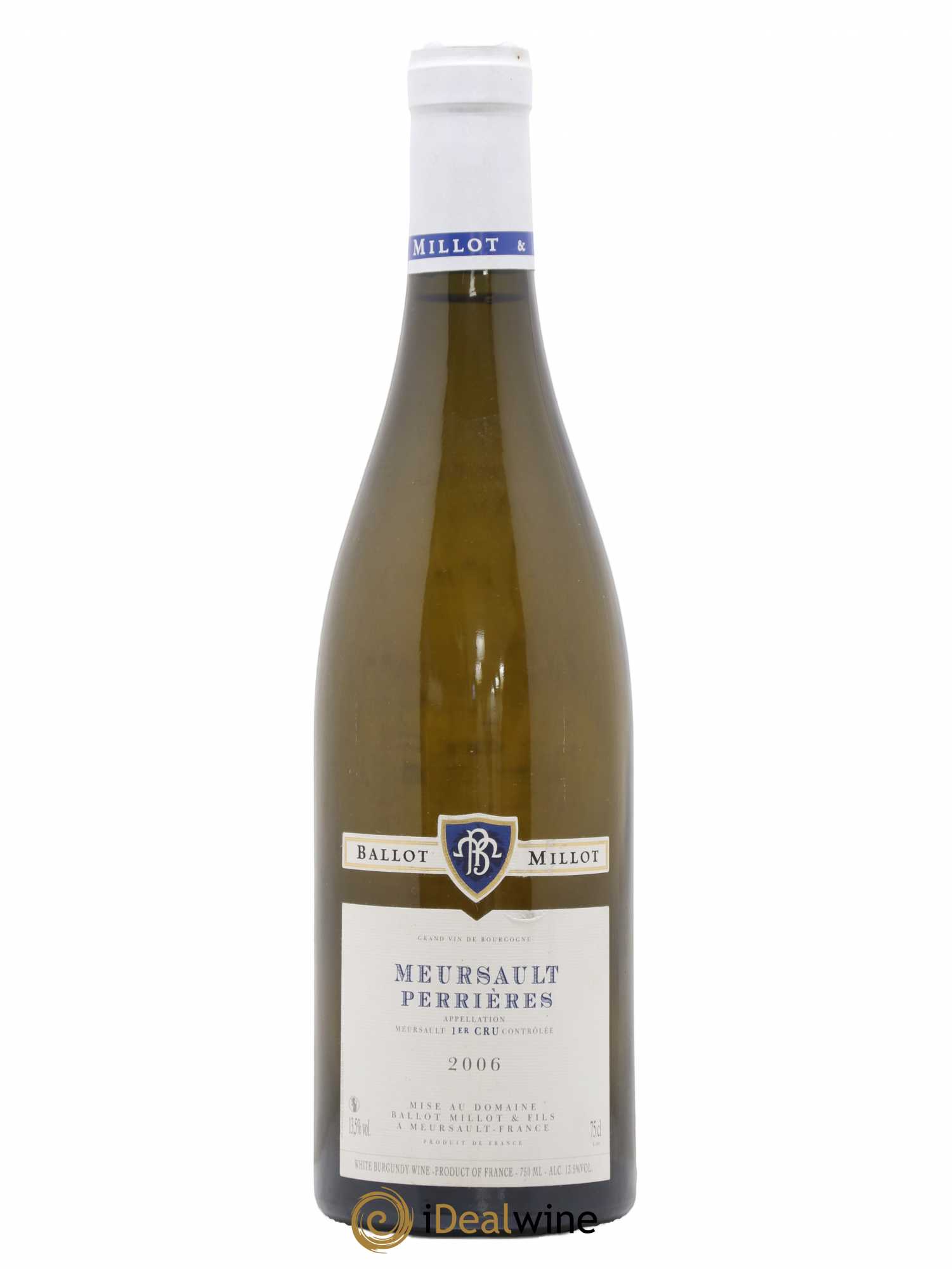 Meursault 1er Cru Perrières Ballot Millot 2006 - Lot de 1 bouteille - 0