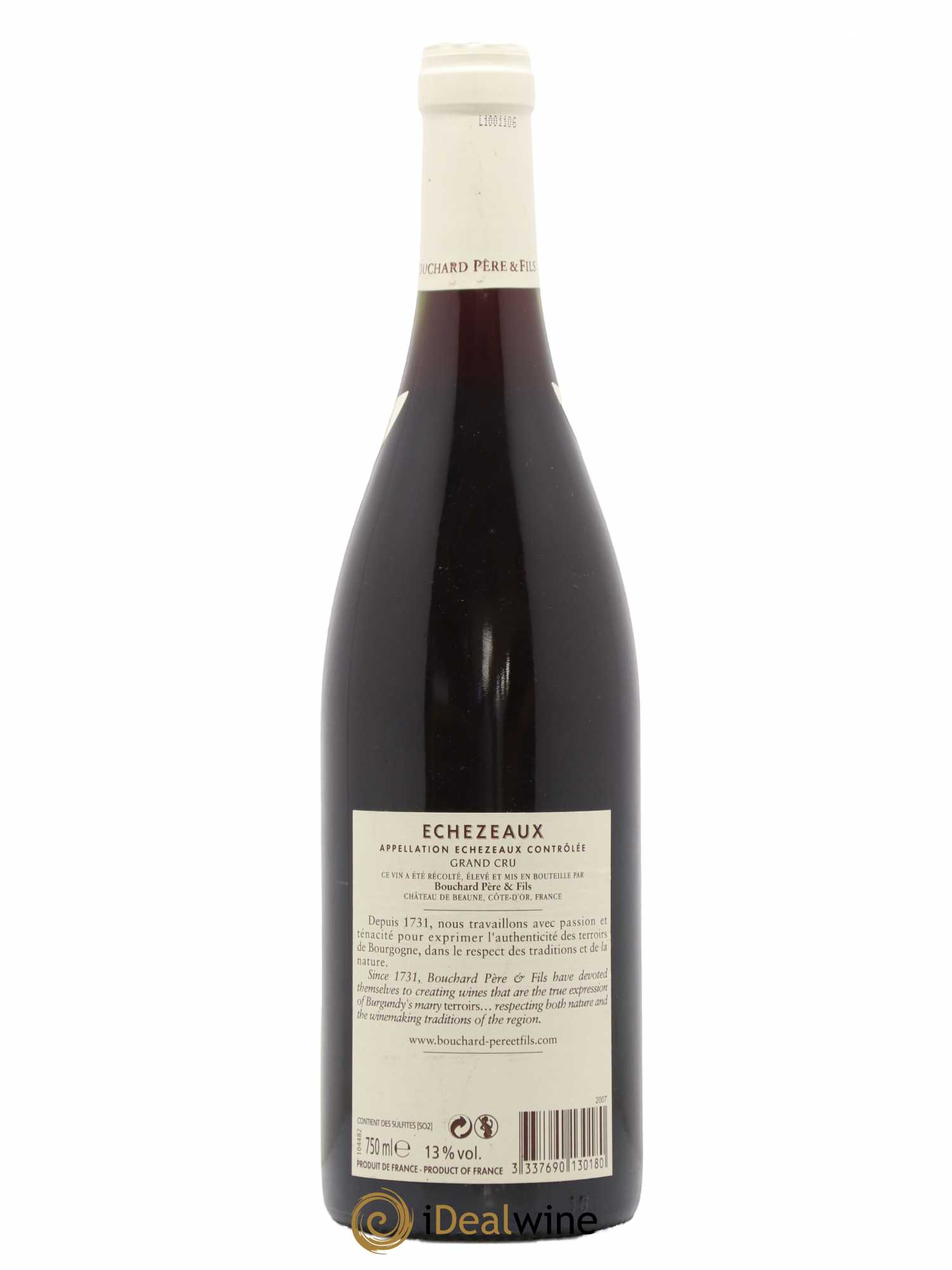Echezeaux Grand Cru Bouchard Père & Fils 2007 - Lot de 1 bouteille - 1
