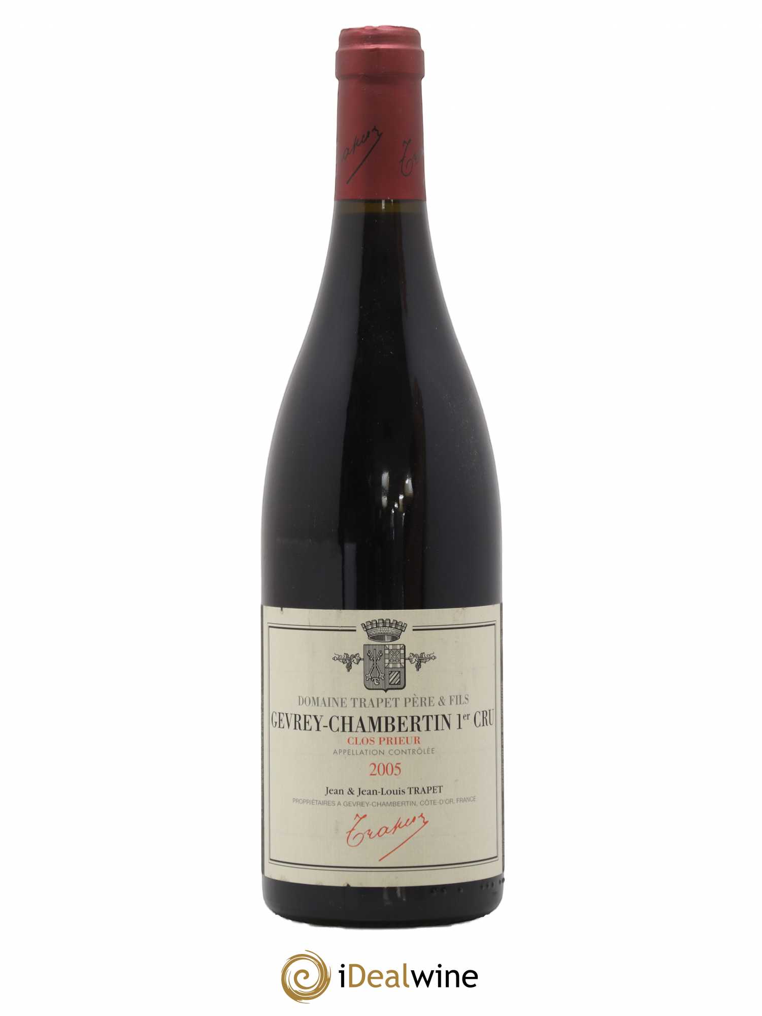 Gevrey-Chambertin 1er Cru Clos Prieur Domaine Trapet 2005 - Lot de 1 bouteille - 0
