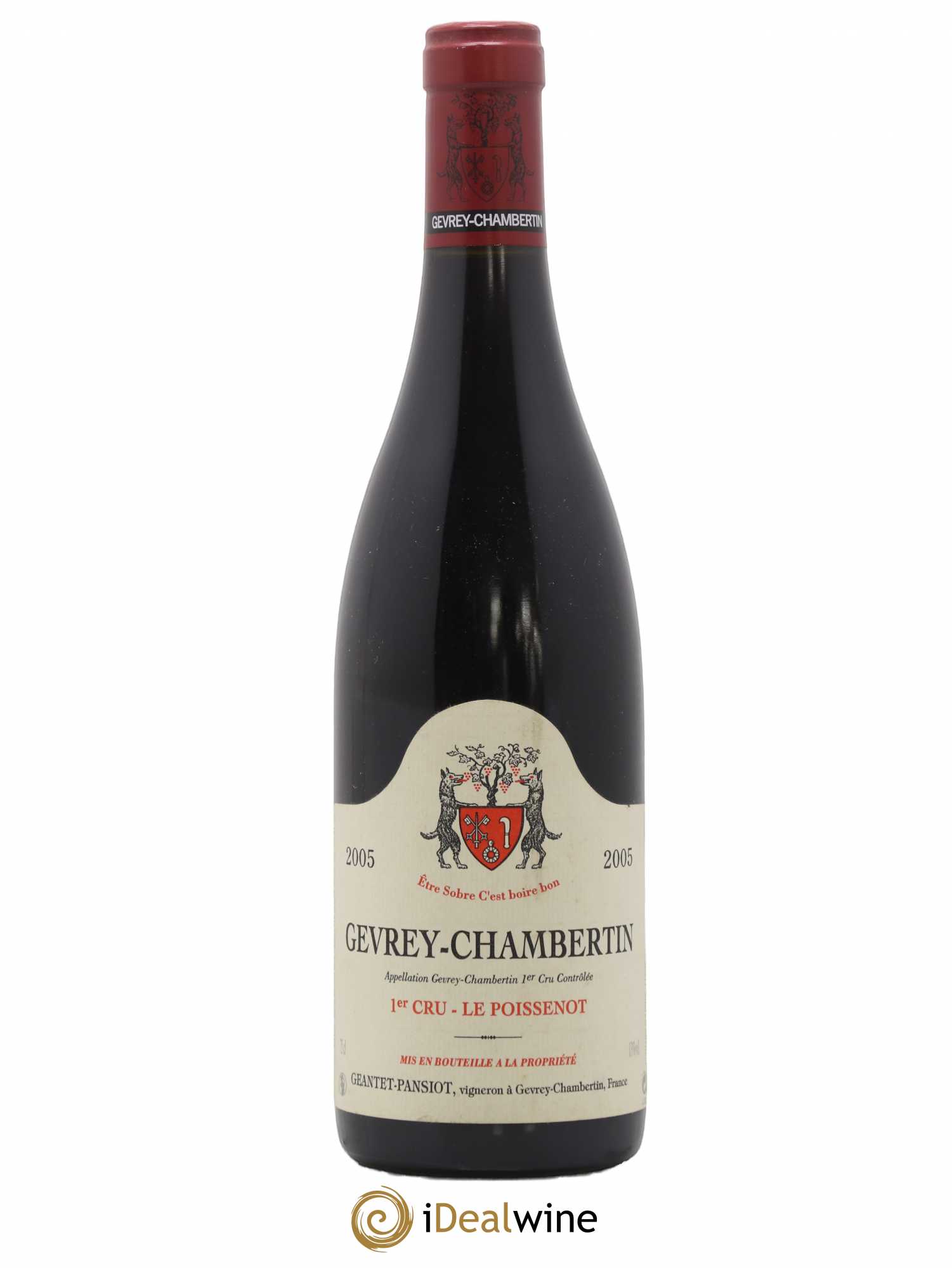 Gevrey-Chambertin 1er Cru Le Poissenot Geantet-Pansiot 2005 - Lot de 1 bouteille - 0