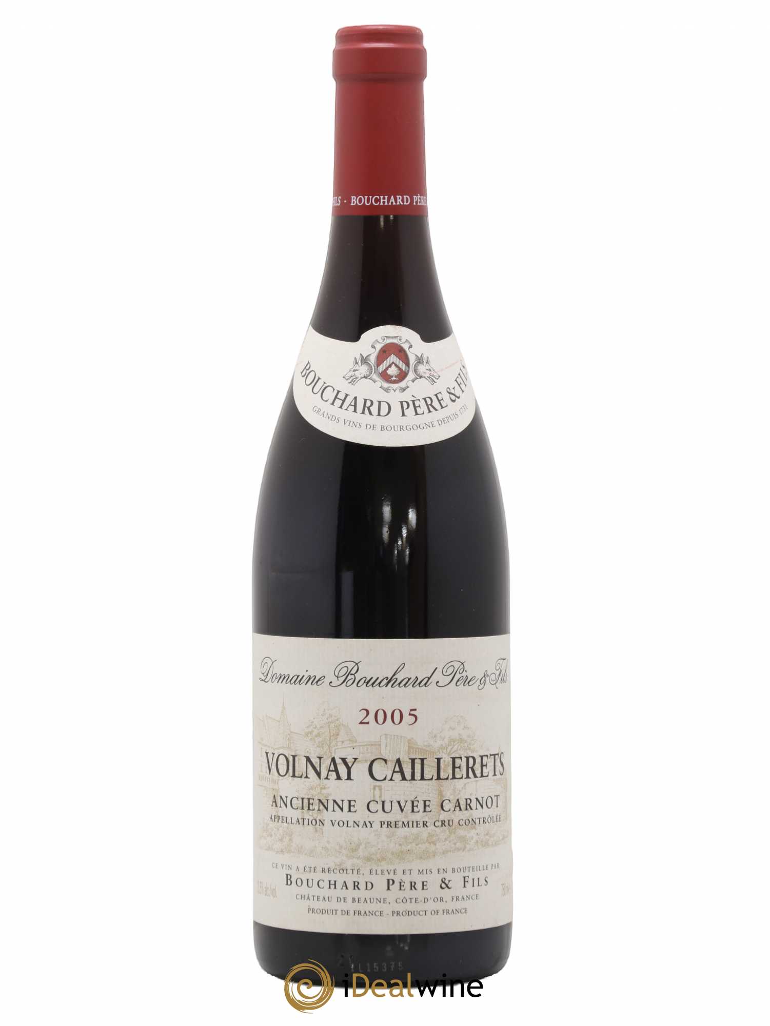 Volnay 1er Cru Caillerets - Ancienne Cuvée Carnot Bouchard Père & Fils 2005 - Lot de 1 bouteille - 0