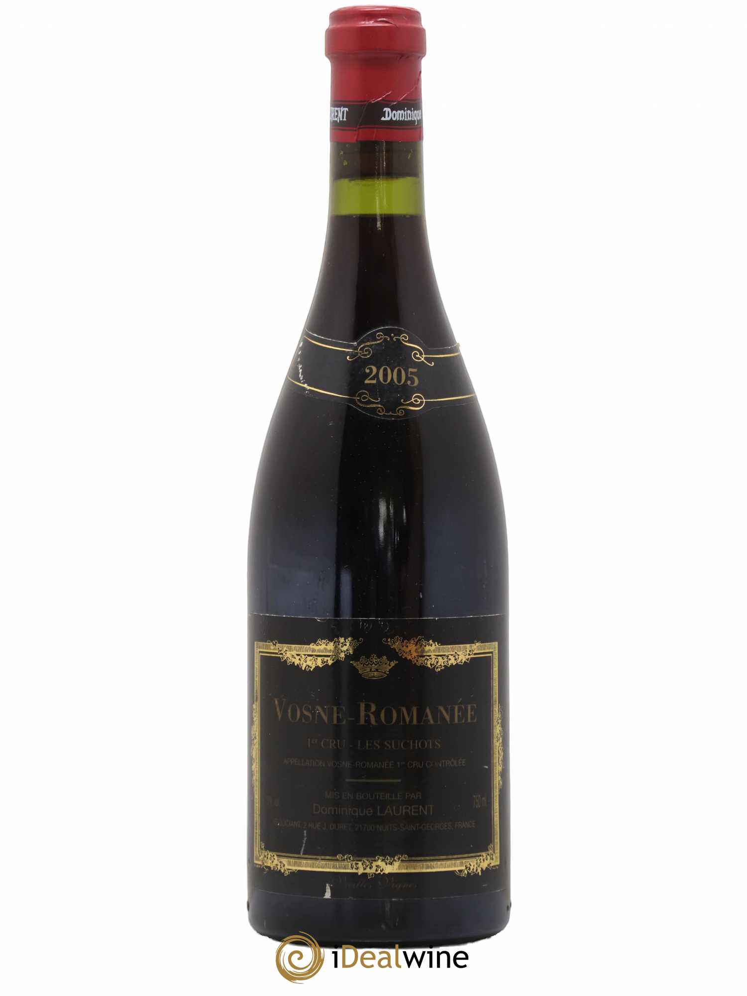 Vosne-Romanée 1er Cru Les Suchots Vieilles Vignes Dominique Laurent 2005 - Lot de 1 bouteille - 0