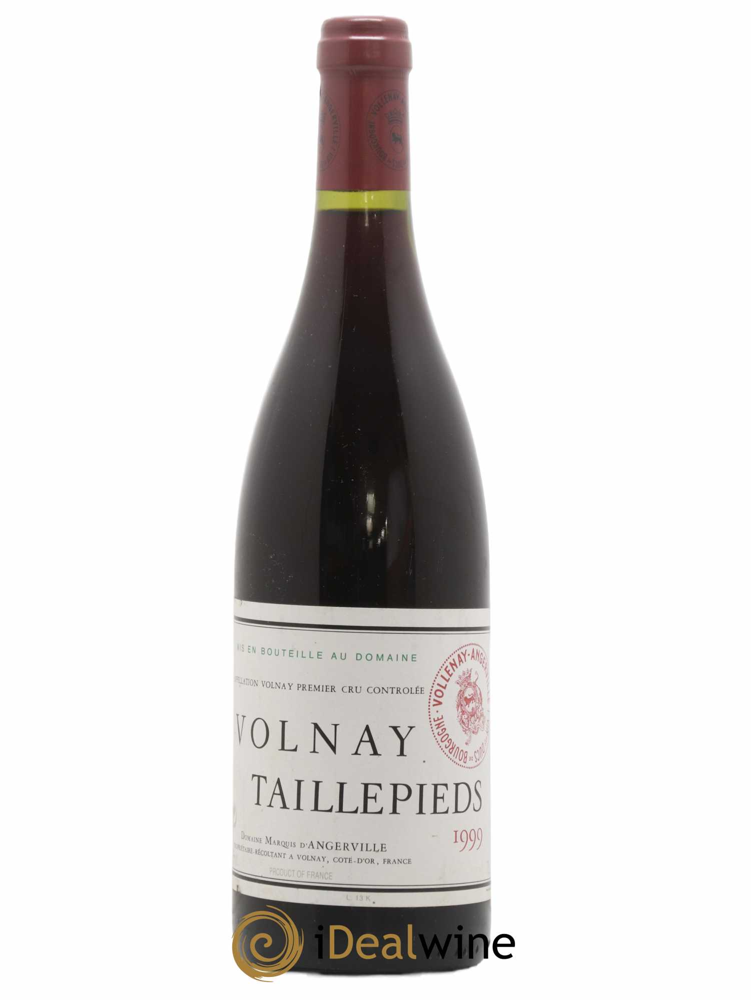 Volnay 1er Cru Taillepieds Marquis d'Angerville (Domaine) 1999 - Lot de 1 bouteille - 0