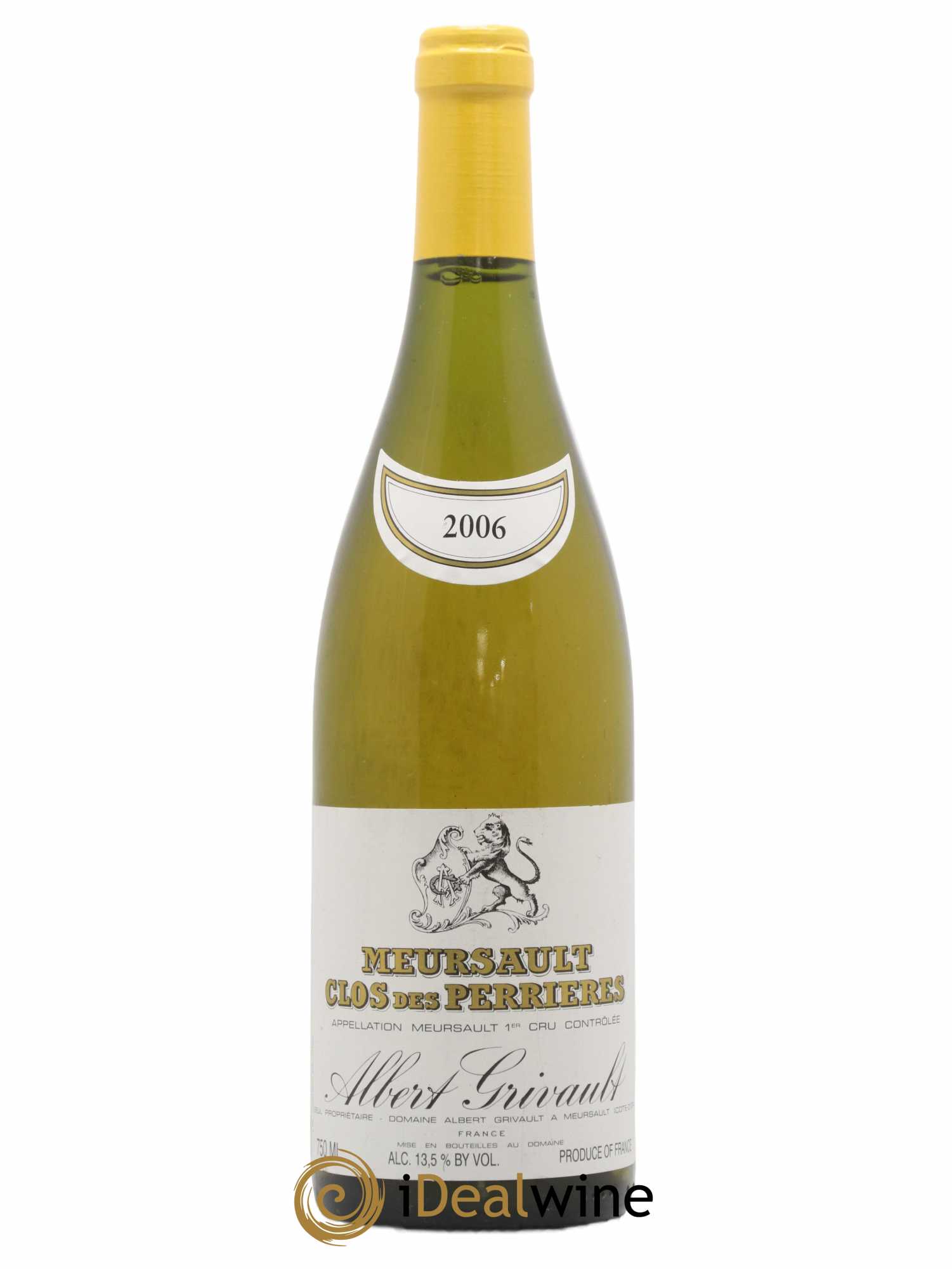 Meursault 1er Cru Clos des Perrières Albert Grivault 2006 - Lot de 1 bouteille - 0
