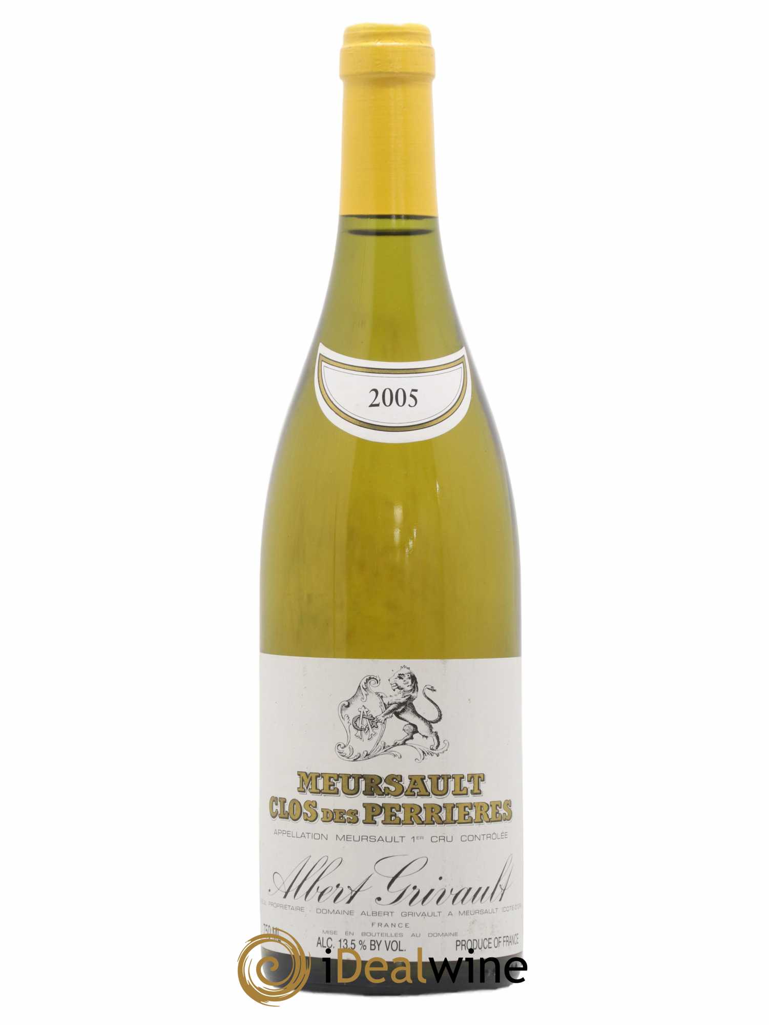 Meursault 1er Cru Clos des Perrières Albert Grivault 2005 - Lot of 1 bottle - 0