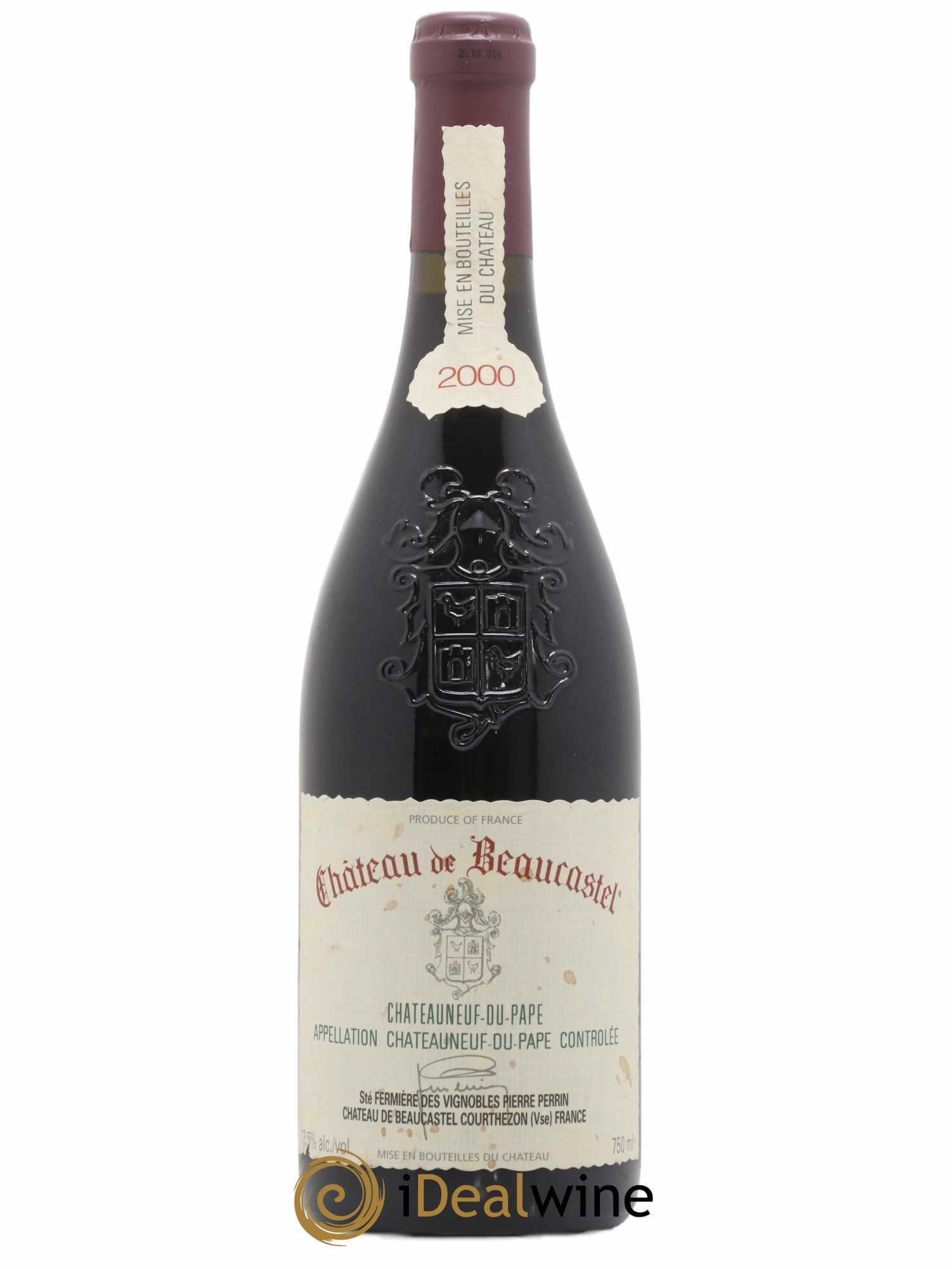 Châteauneuf-du-Pape Château de Beaucastel Famille Perrin 2000 - Lot de 1 bouteille - 0