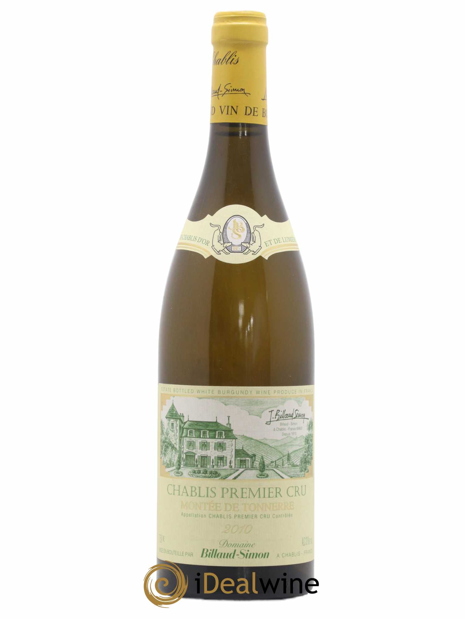 Chablis 1er Cru Montée de Tonnerre Billaud-Simon (Domaine) 2010 - Lot de 1 bouteille - 0