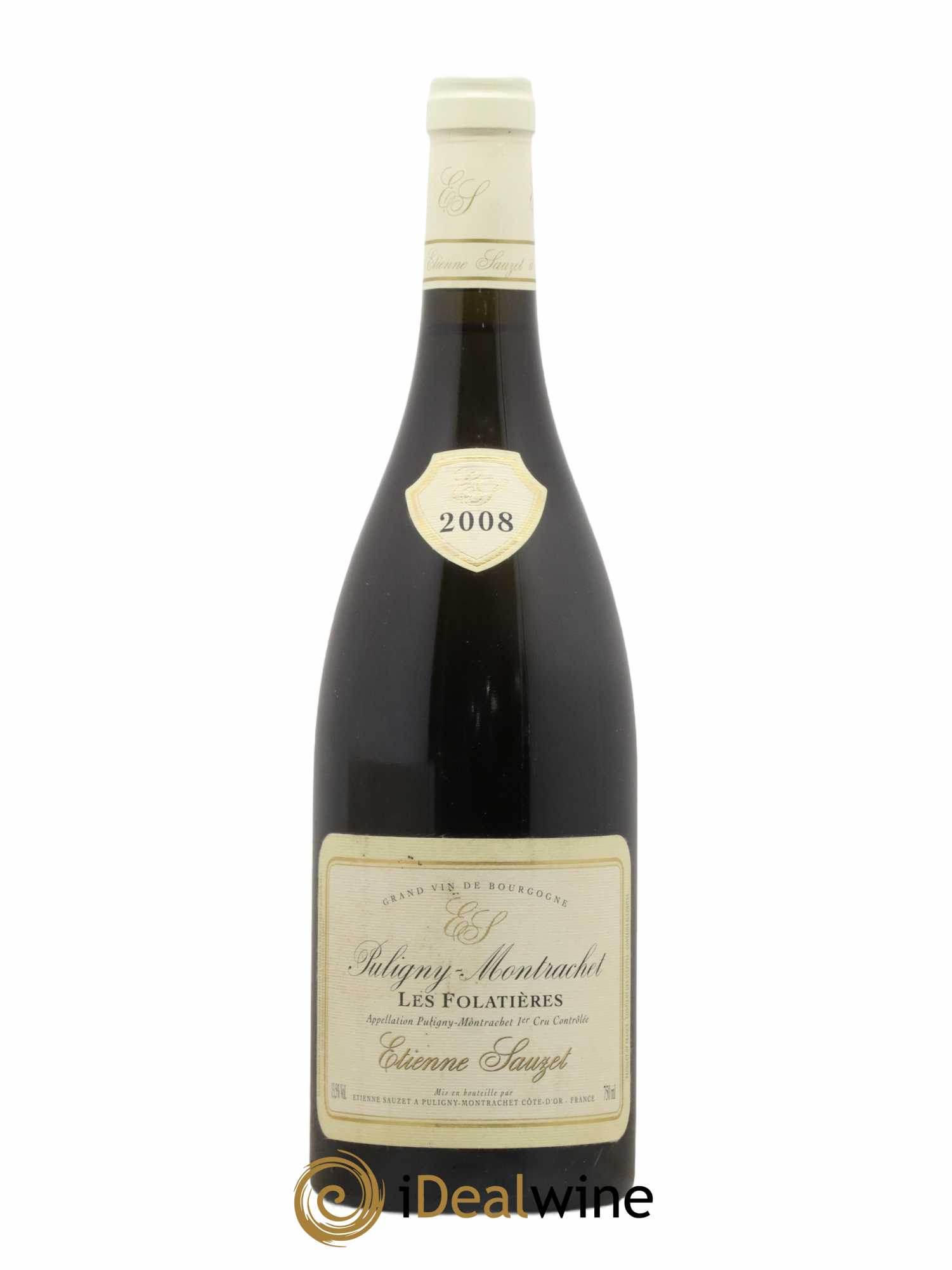 Puligny-Montrachet 1er Cru Les Folatières Etienne Sauzet 2008 - Lot de 1 bouteille - 0