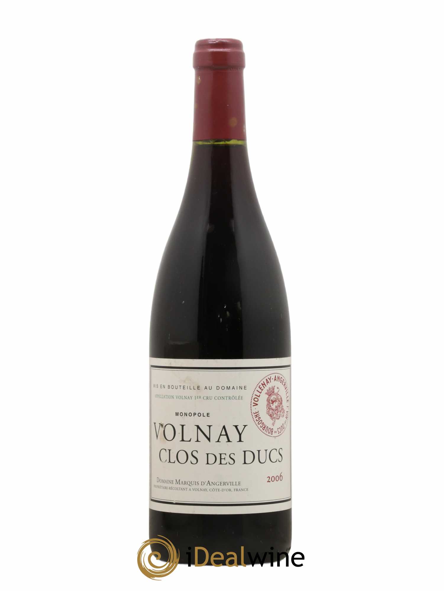 Volnay 1er Cru Clos des Ducs Marquis d'Angerville (Domaine) 2006 - Lot de 1 bouteille - 0