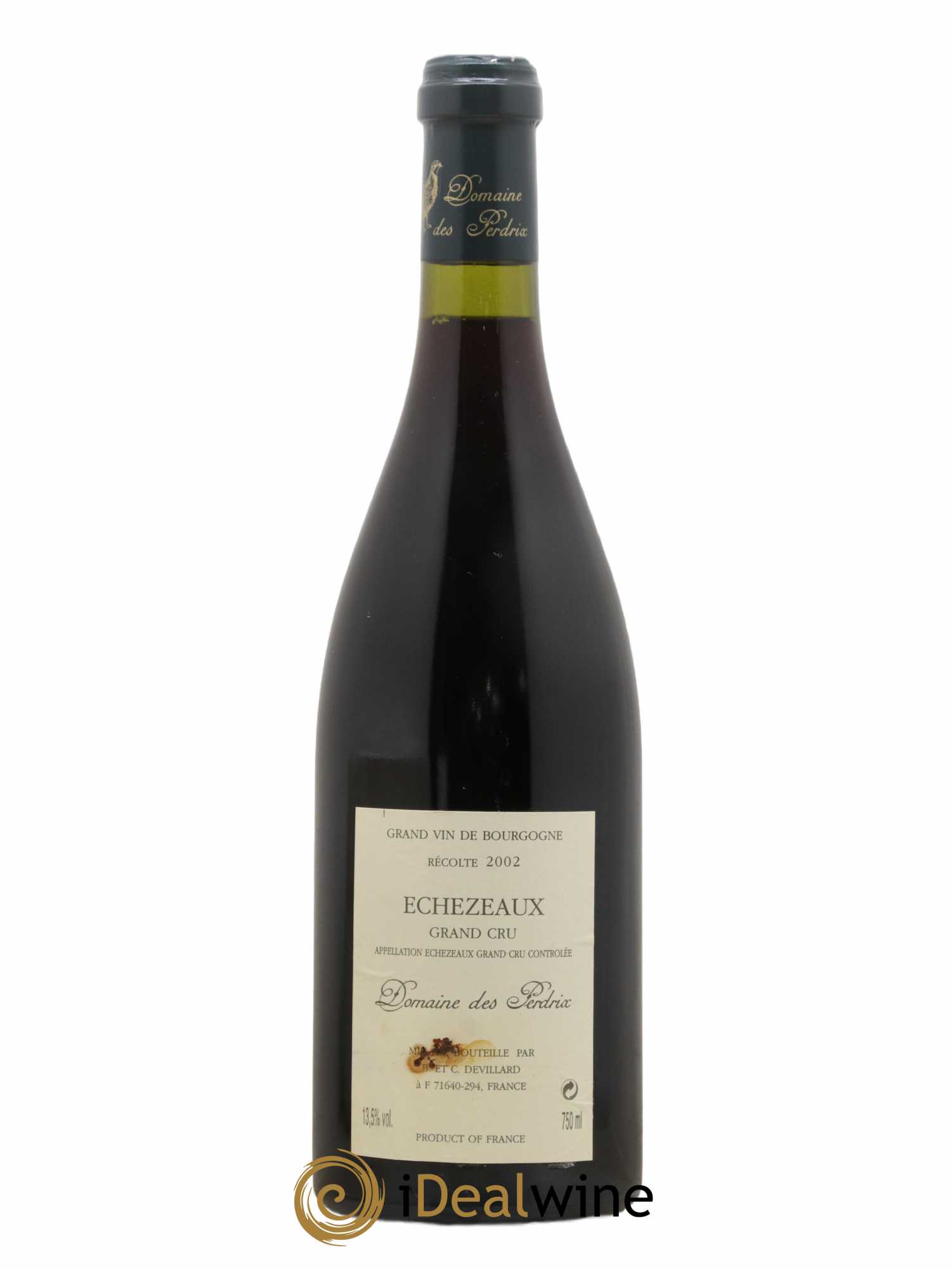 Echezeaux Grand Cru Perdrix (Domaine des) 2002 - Lot de 1 bouteille - 1