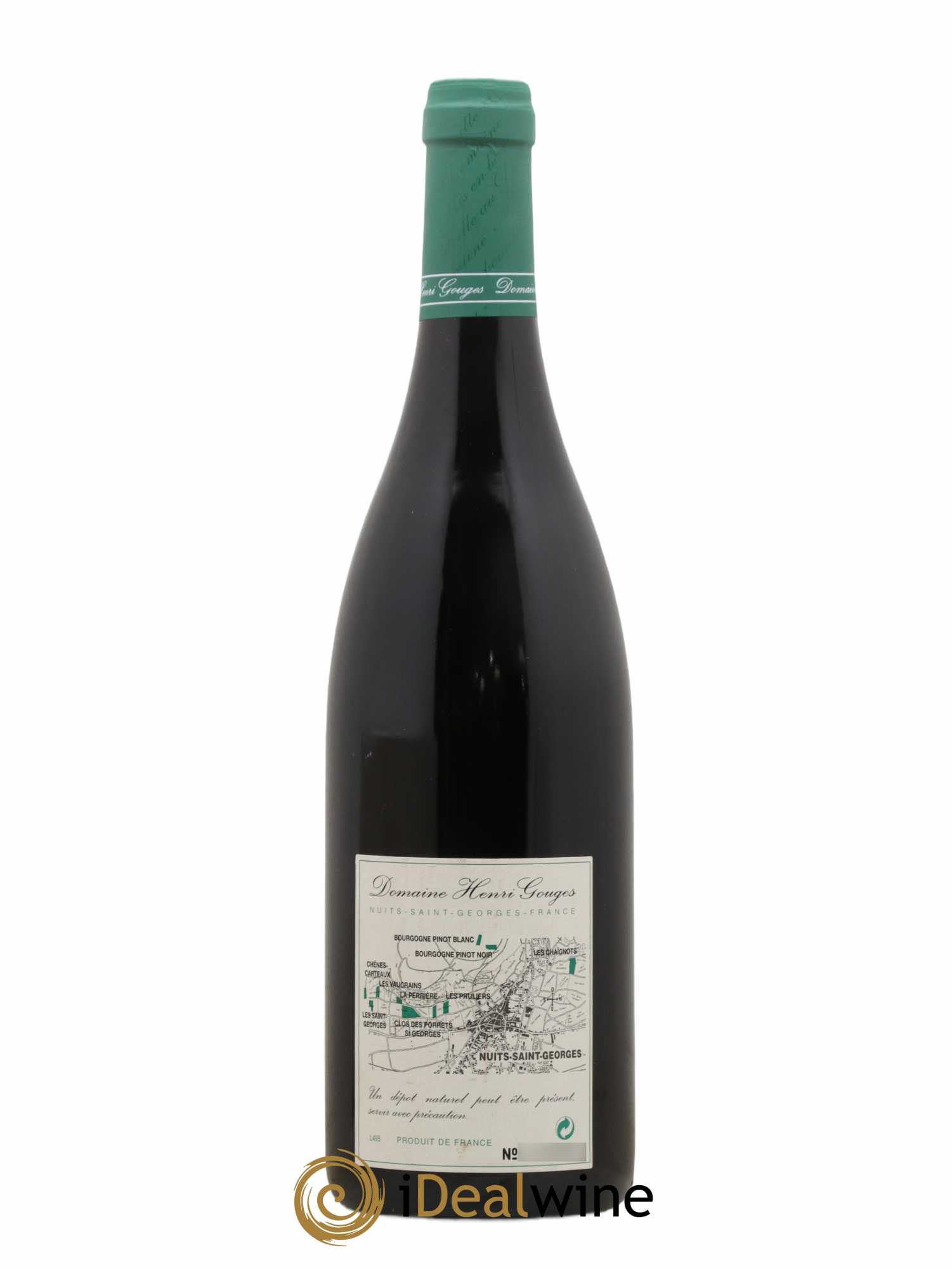 Nuits-Saint-Georges 1er Cru Les Saints Georges Henri Gouges 2002 - Posten von 1 Flasche - 1