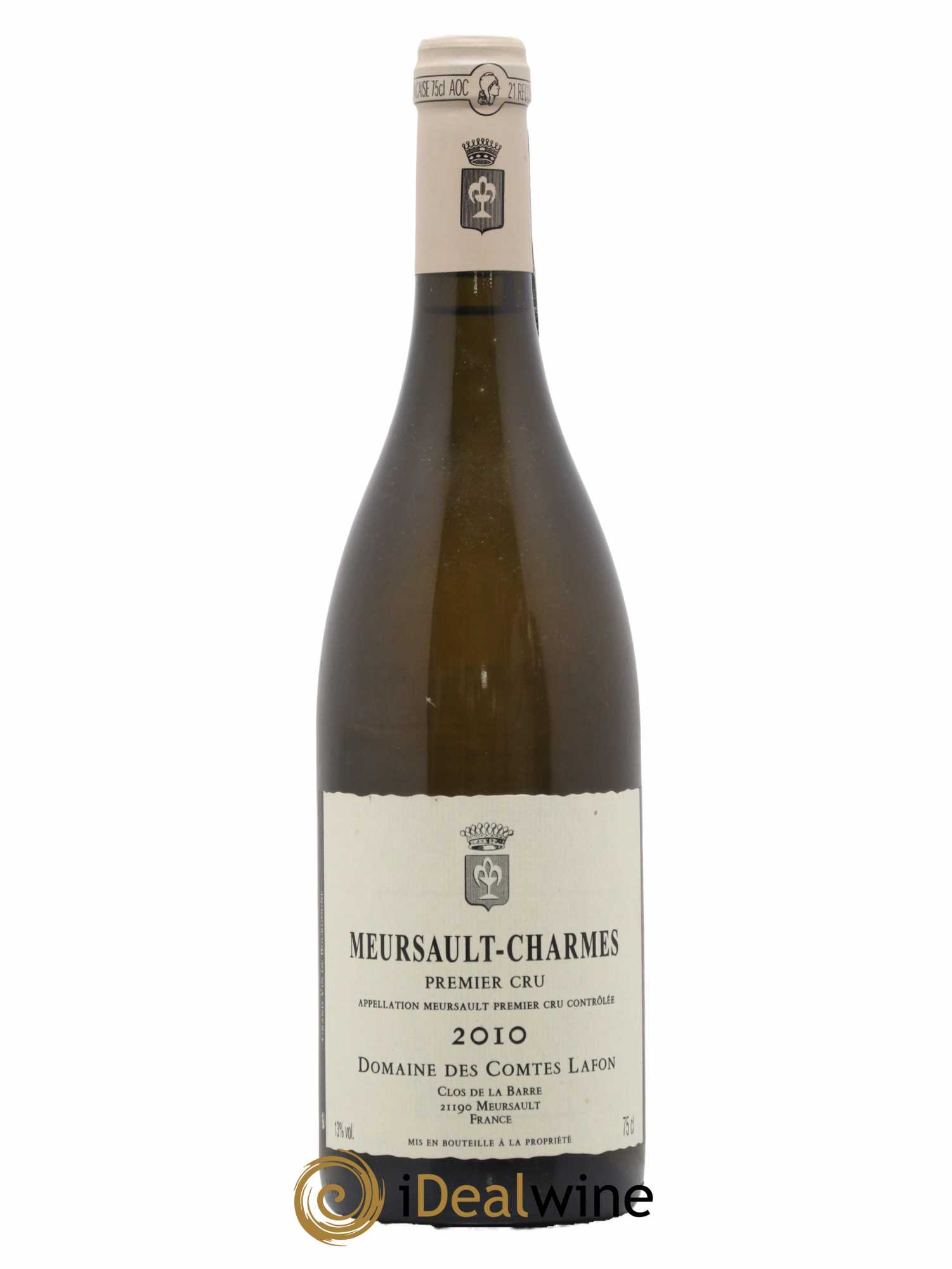 Meursault 1er Cru Charmes Comtes Lafon (Domaine des) 2010 - Lot de 1 bouteille - 0