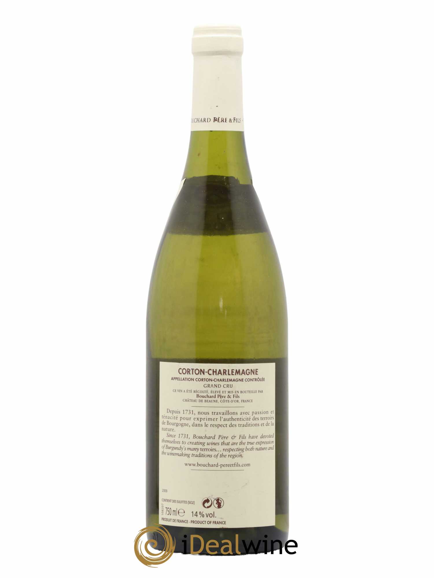 Corton-Charlemagne Grand Cru Bouchard Père & Fils 2009 - Lot de 1 bouteille - 1