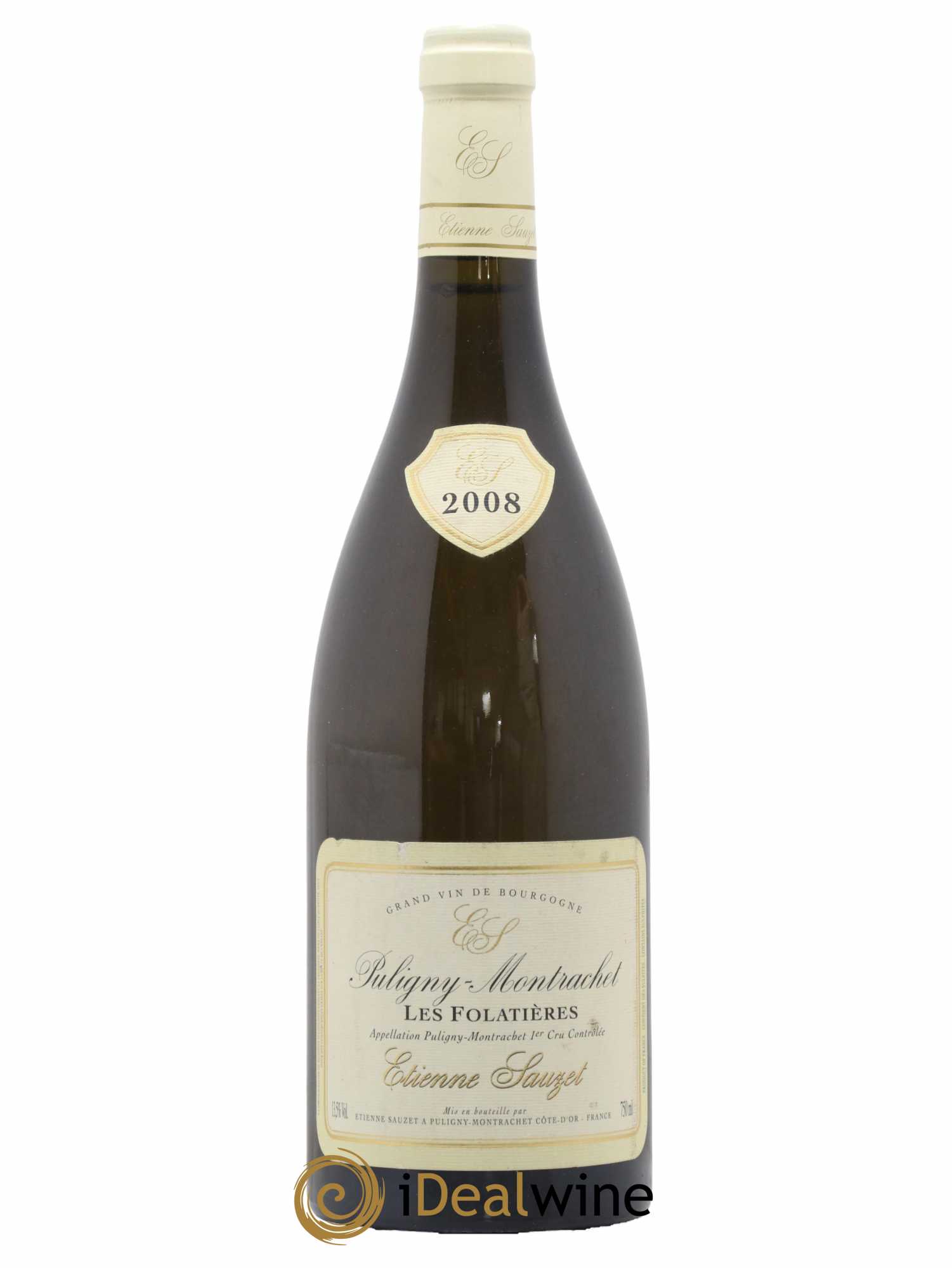 Puligny-Montrachet 1er Cru Les Folatières Etienne Sauzet 2008 - Lot de 1 bouteille - 0
