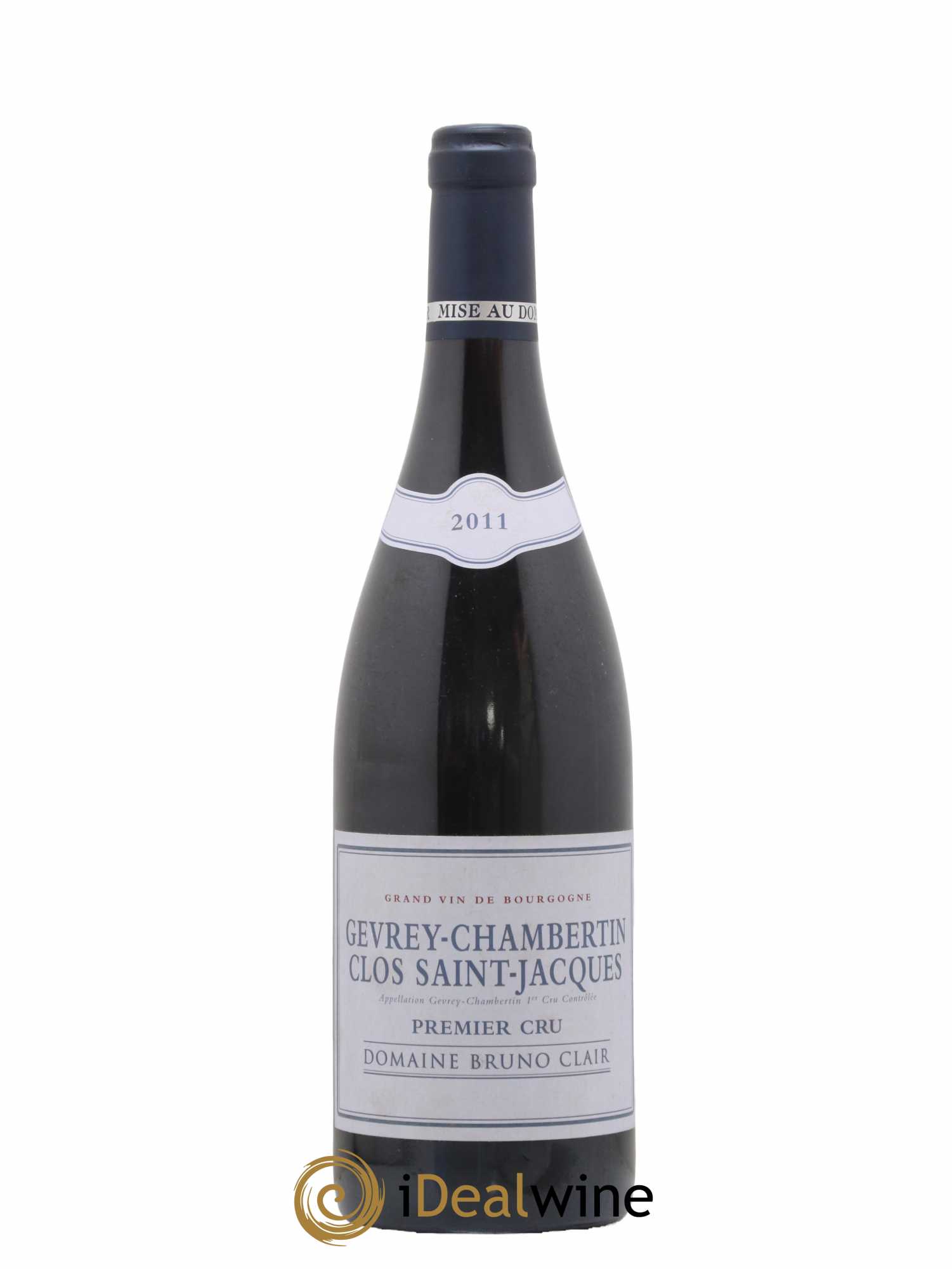 Gevrey-Chambertin 1er Cru Clos Saint-Jacques Bruno Clair (Domaine) 2011 - Lot de 1 bouteille - 0