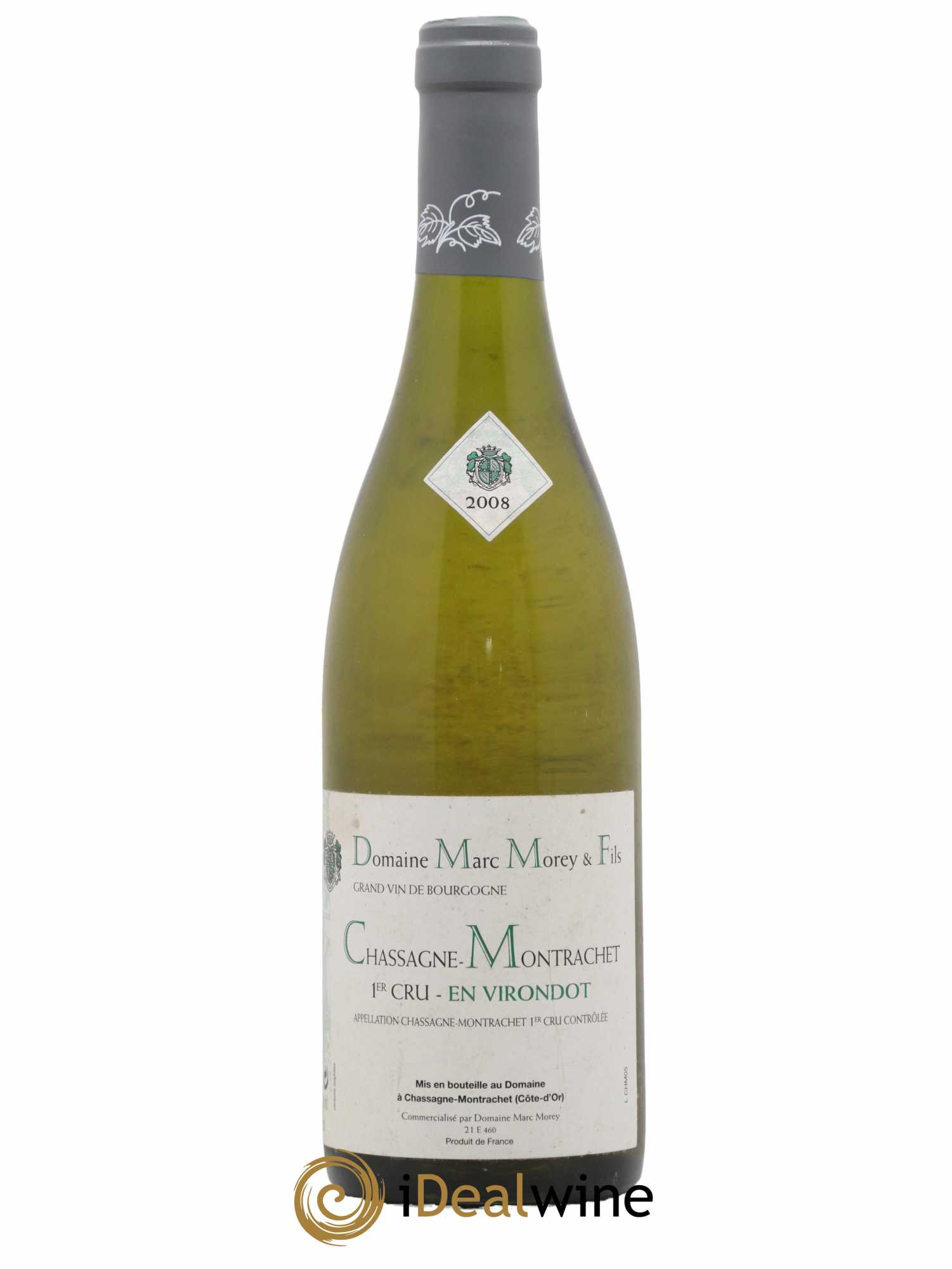 Chassagne-Montrachet 1er Cru En Virondot Marc Morey 2008 - Lot de 1 bouteille - 0