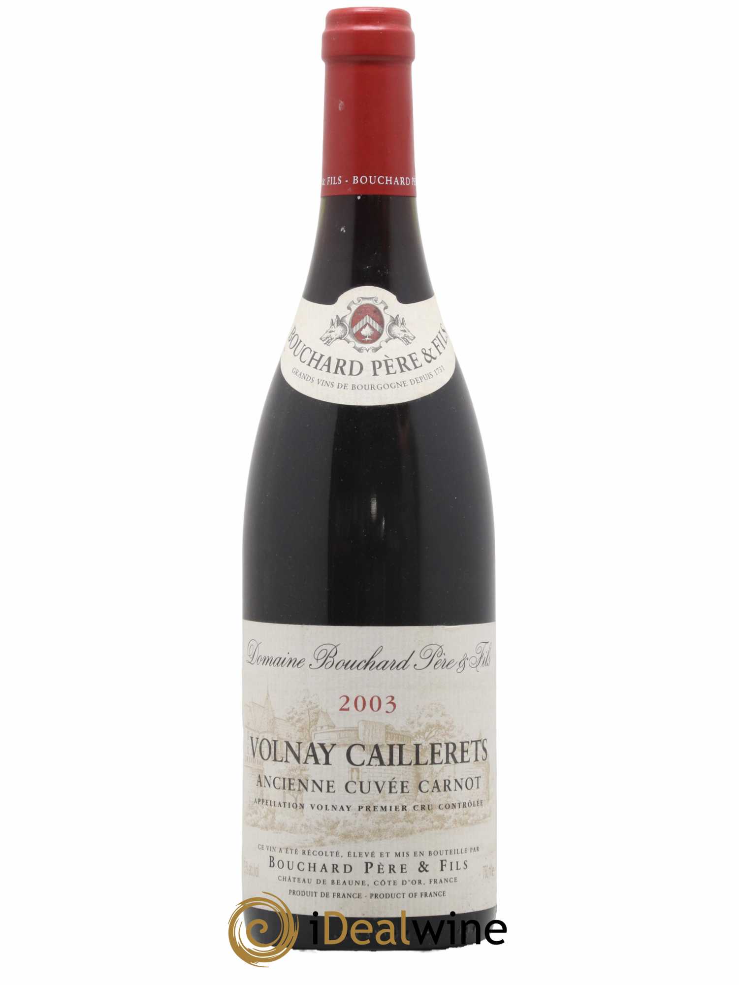 Volnay 1er Cru Caillerets - Ancienne Cuvée Carnot Bouchard Père & Fils 2003 - Lot de 1 bouteille - 0