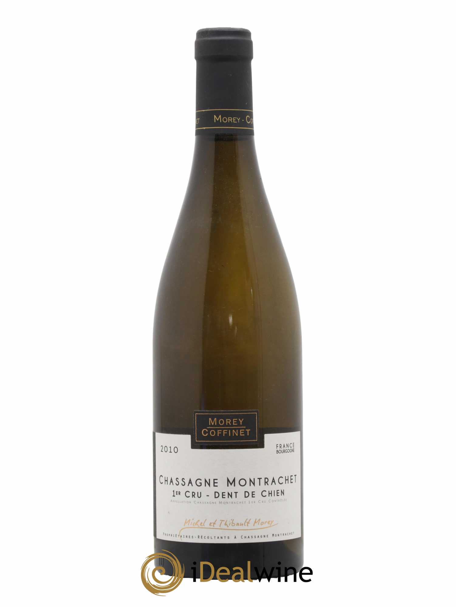 Chassagne-Montrachet 1er Cru Dent De Chien Domaine Morey Coffinet 2010 - Lot de 1 bouteille - 0