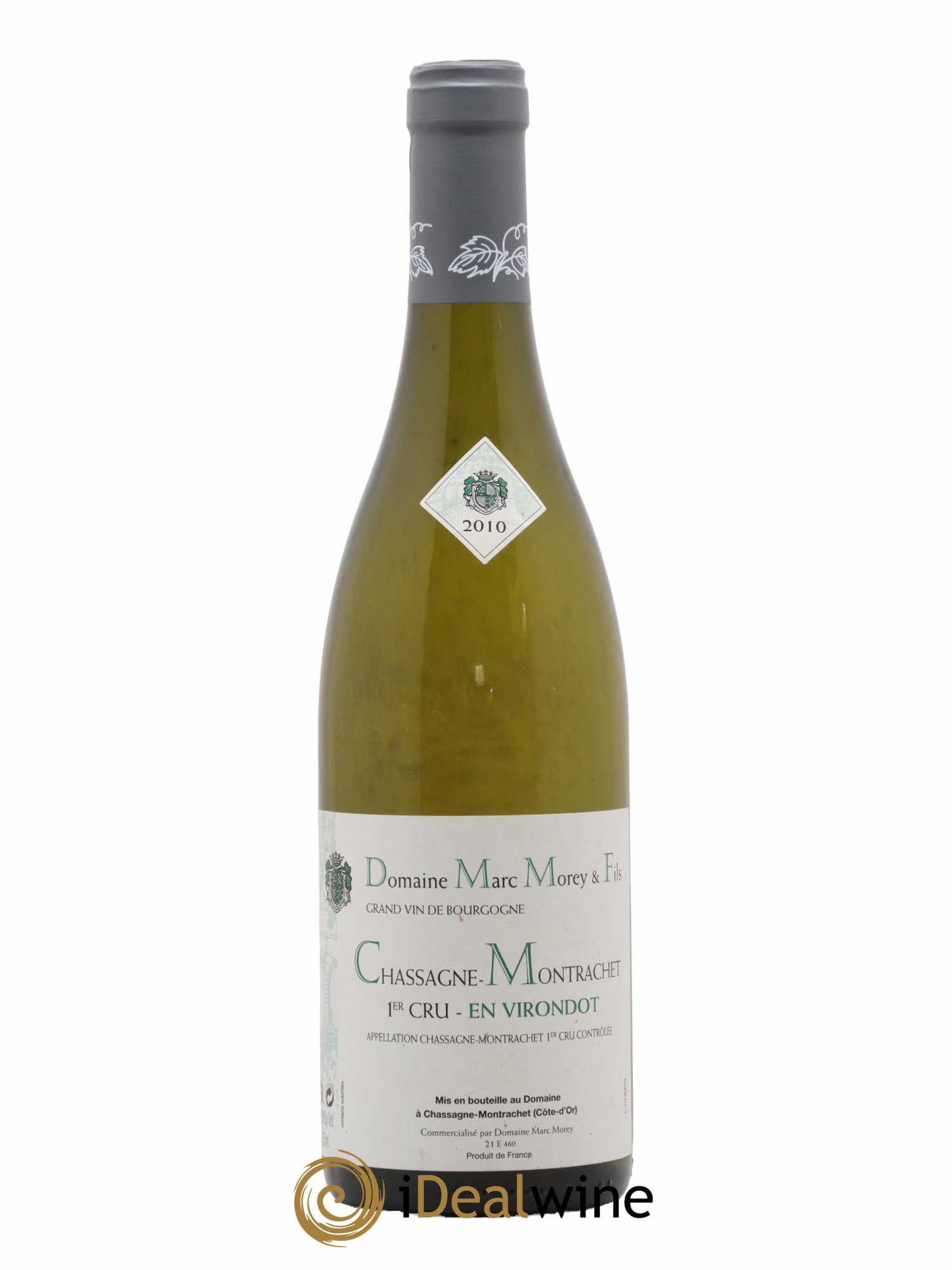 Chassagne-Montrachet 1er Cru En Virondot Marc Morey 2010 - Lot de 1 bouteille - 0