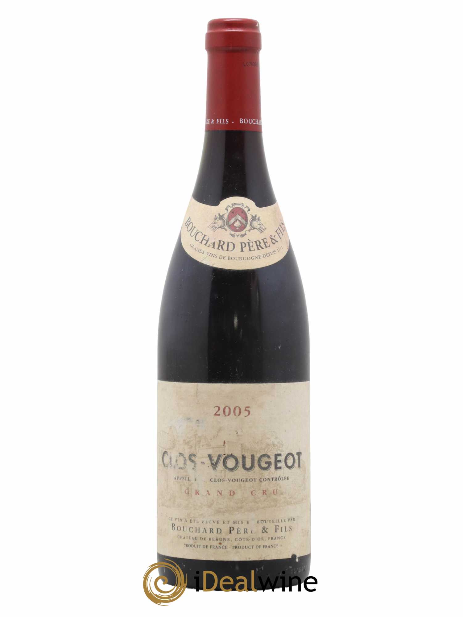 Clos de Vougeot Grand Cru Bouchard Père & Fils 2005 - Lot de 1 bouteille - 0