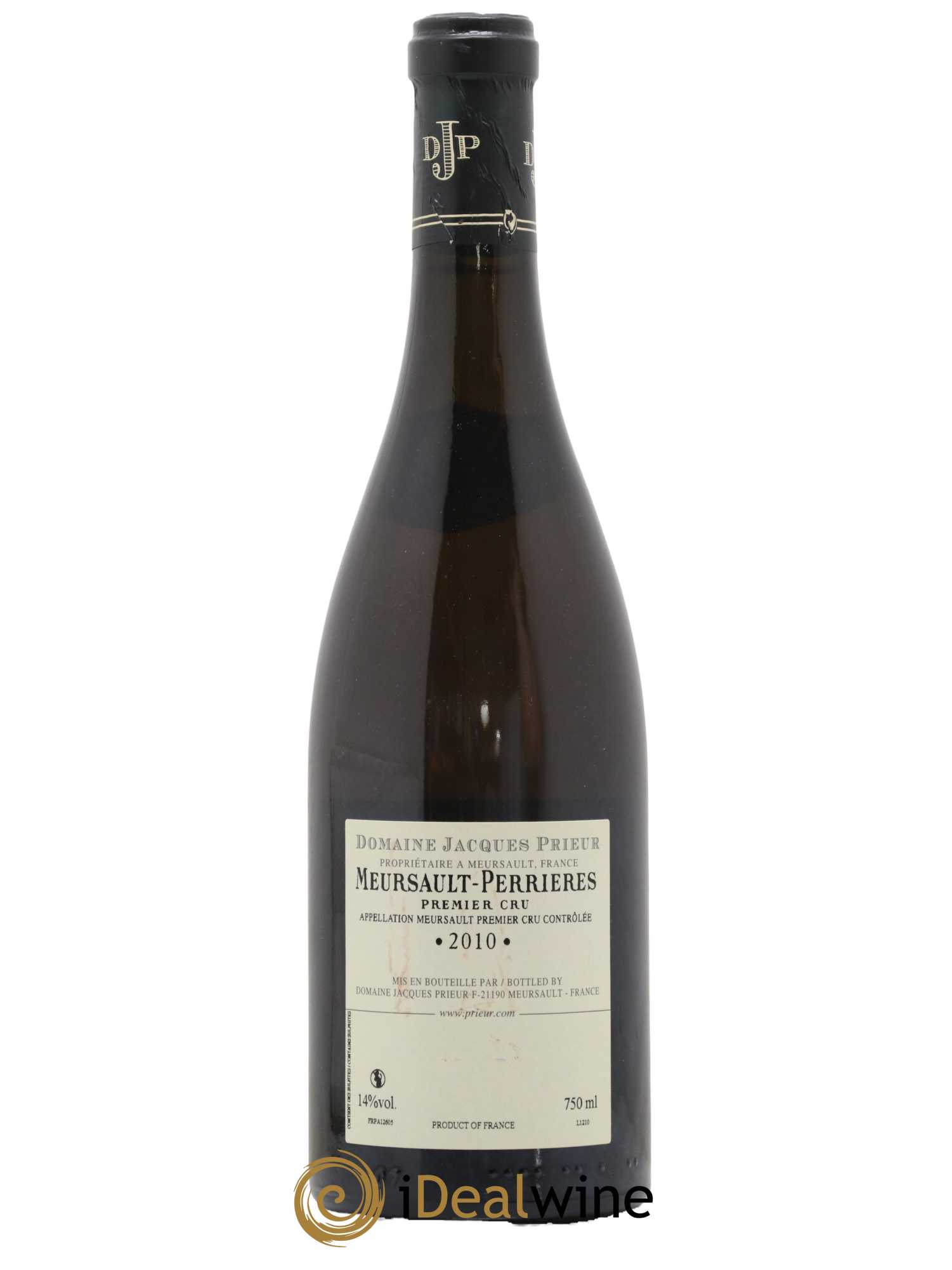 Meursault 1er Cru Perrières Jacques Prieur (Domaine) 2010 - Lot de 1 bouteille - 1