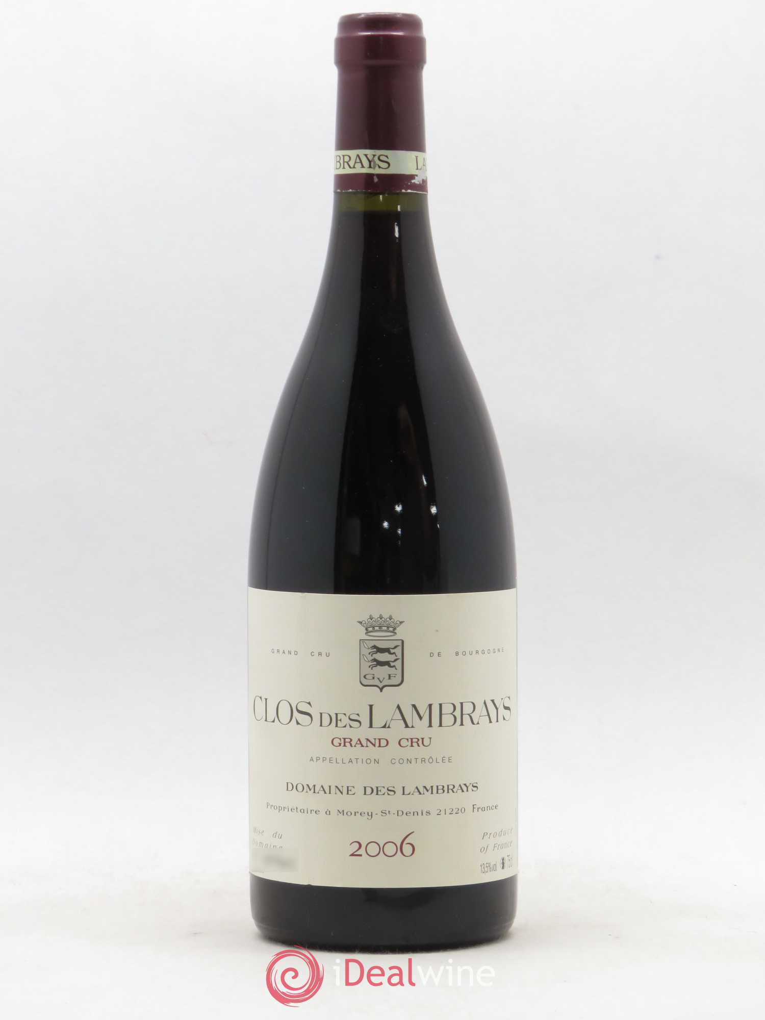 Clos des Lambrays Grand Cru Domaine des Lambrays 2006 - Lot de 1 bouteille - 0