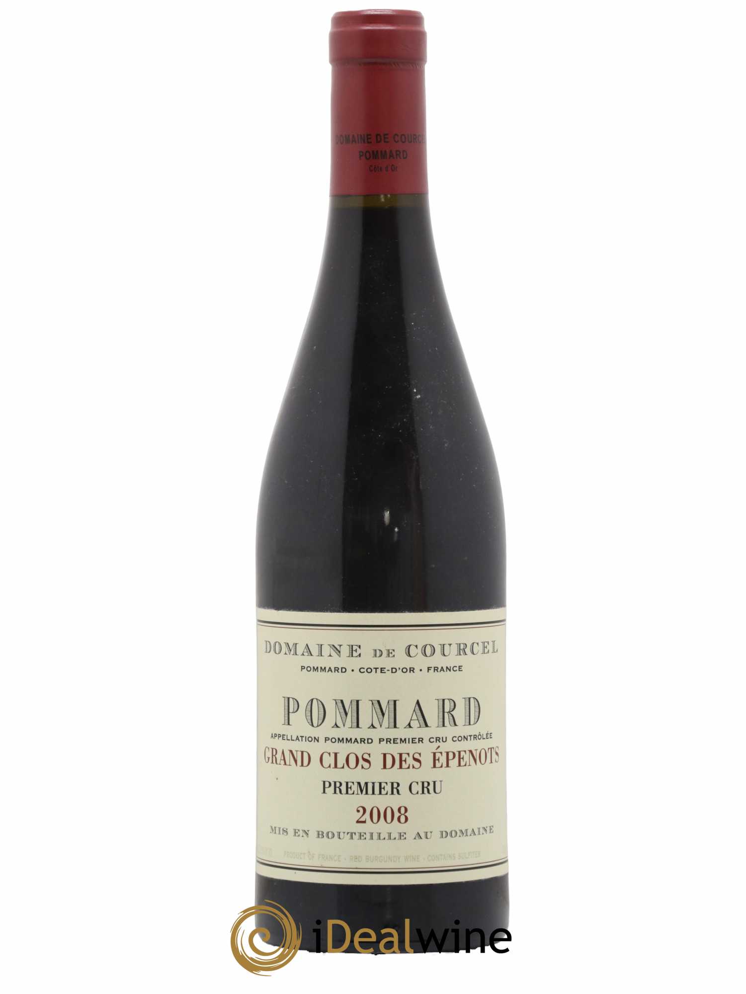 Pommard 1er Cru Grand Clos des Epenots de Courcel (Domaine) 2008 - Lot de 1 bouteille - 0