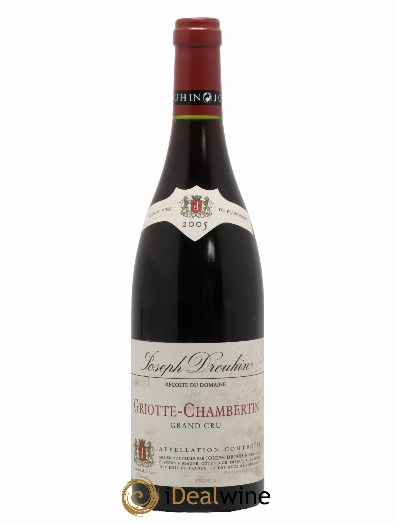 Griotte-Chambertin Grand Cru Joseph Drouhin 2005 - Lot de 1 bouteille - 0