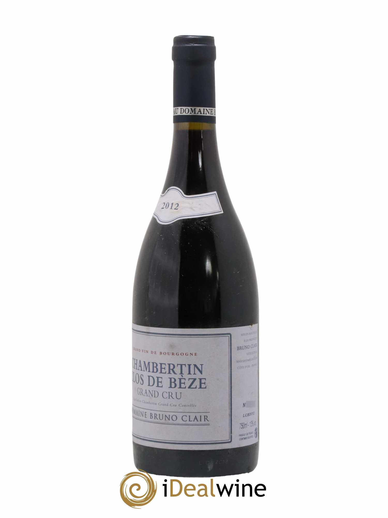 Chambertin Clos de Bèze Grand Cru Bruno Clair (Domaine) 2012 - Lot de 1 bouteille - 1