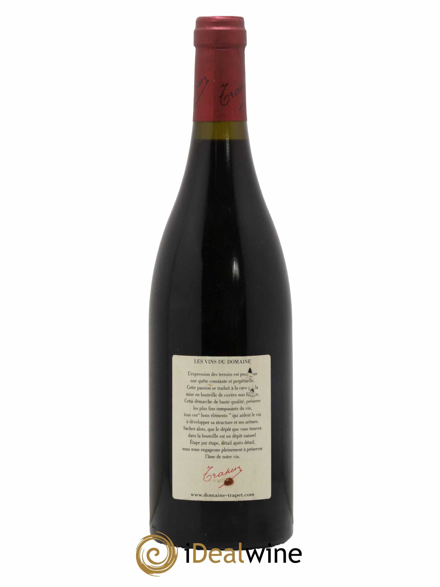Chambertin Grand Cru Domaine Trapet 2001 - Lot de 1 bouteille - 1
