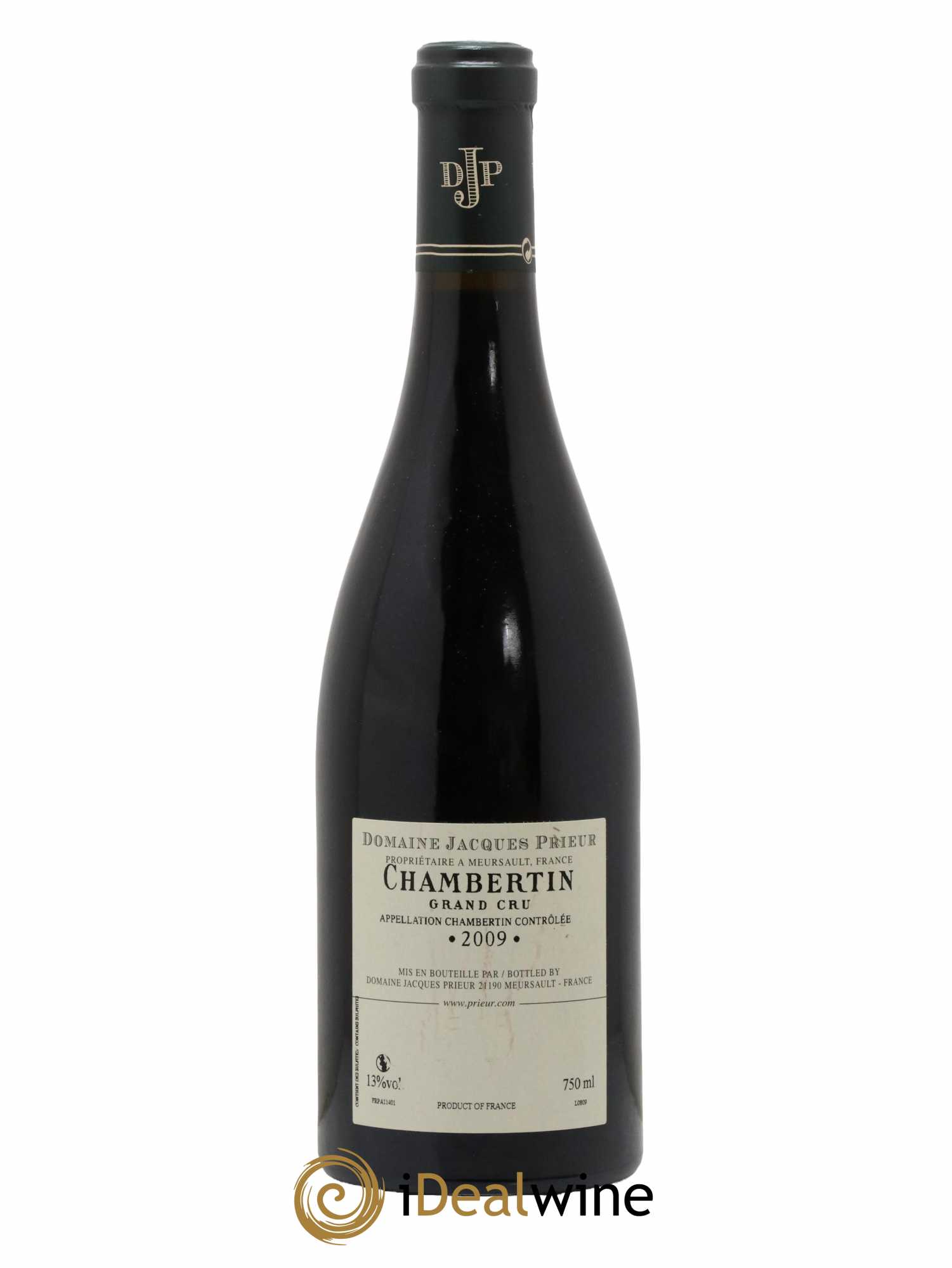 Chambertin Grand Cru Jacques Prieur (Domaine) 2009 - Lot de 1 bouteille - 1