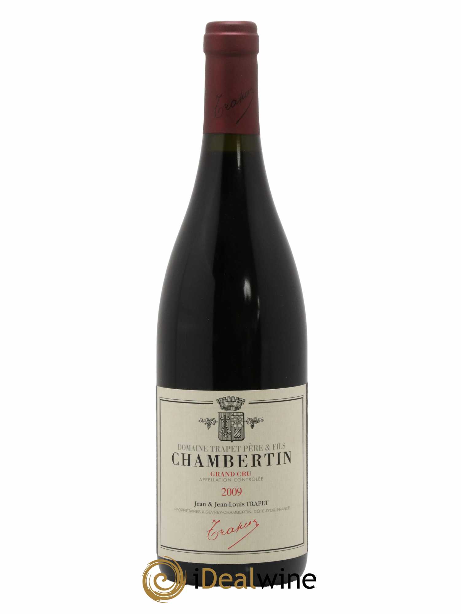 Chambertin Grand Cru Domaine Trapet 2009 - Lot de 1 bouteille - 0