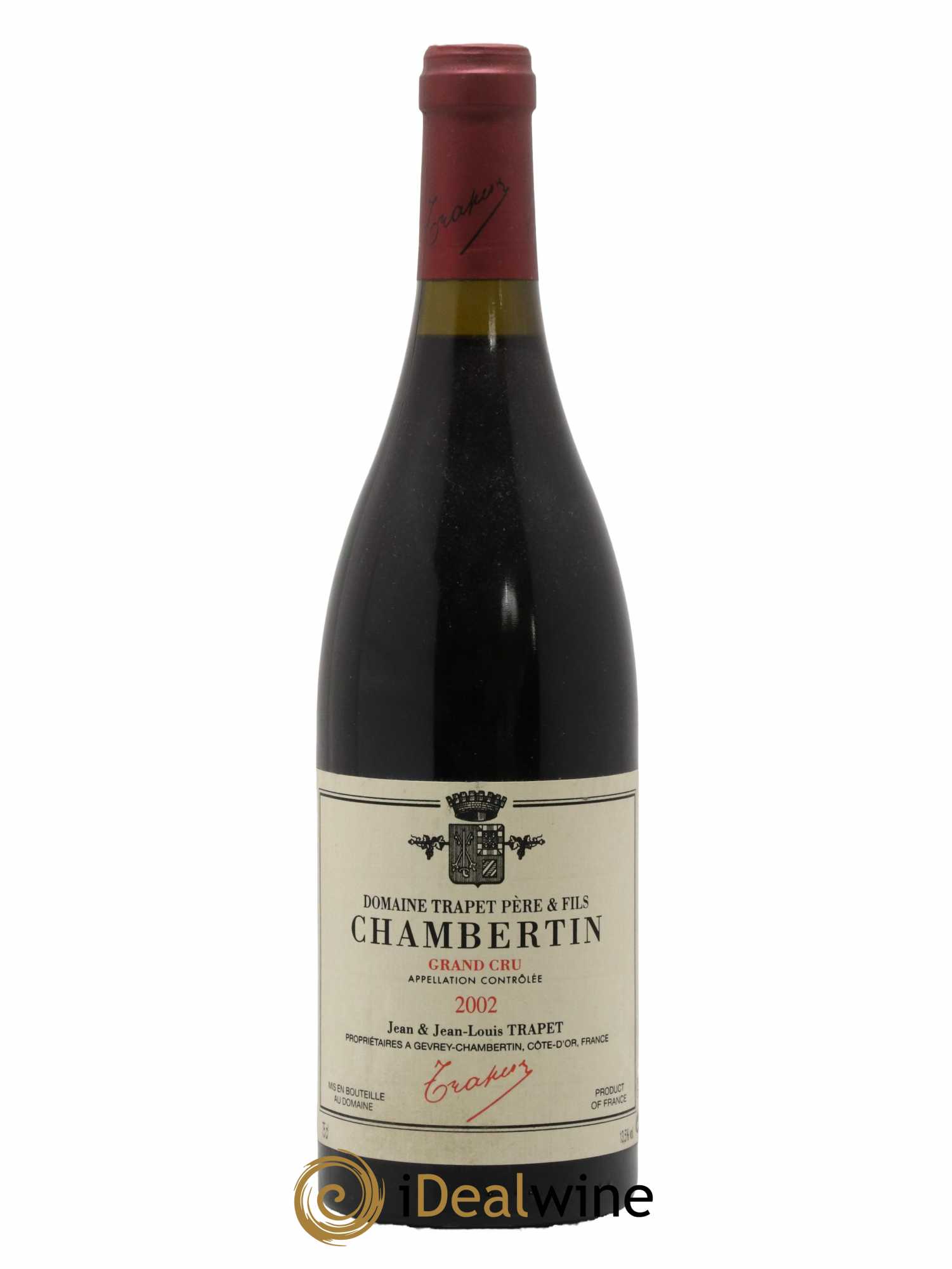 Chambertin Grand Cru Domaine Trapet 2002 - Lotto di 1 bottiglia - 0