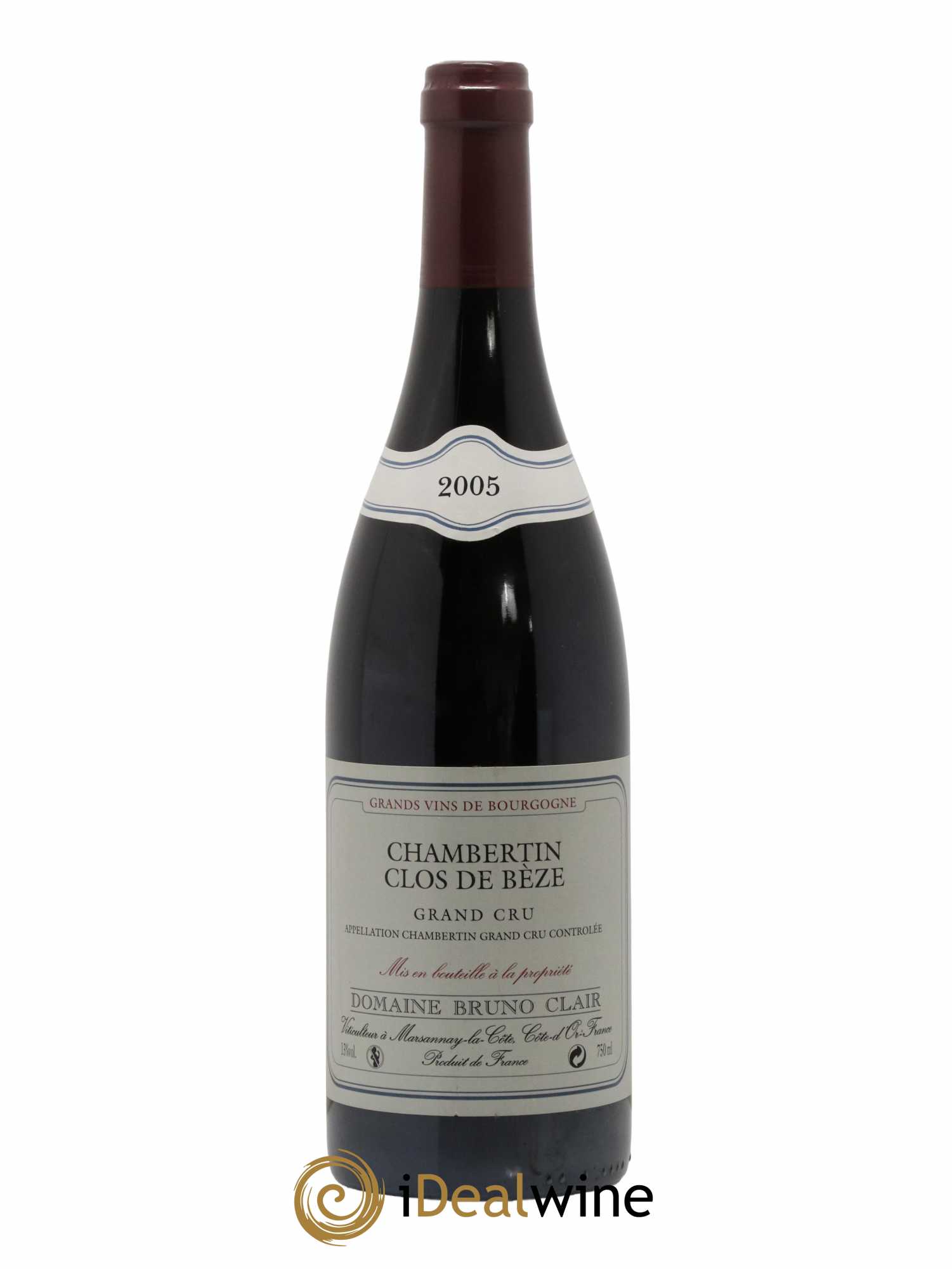 Chambertin Clos de Bèze Grand Cru Bruno Clair (Domaine) 2005 - Posten von 1 Flasche - 0