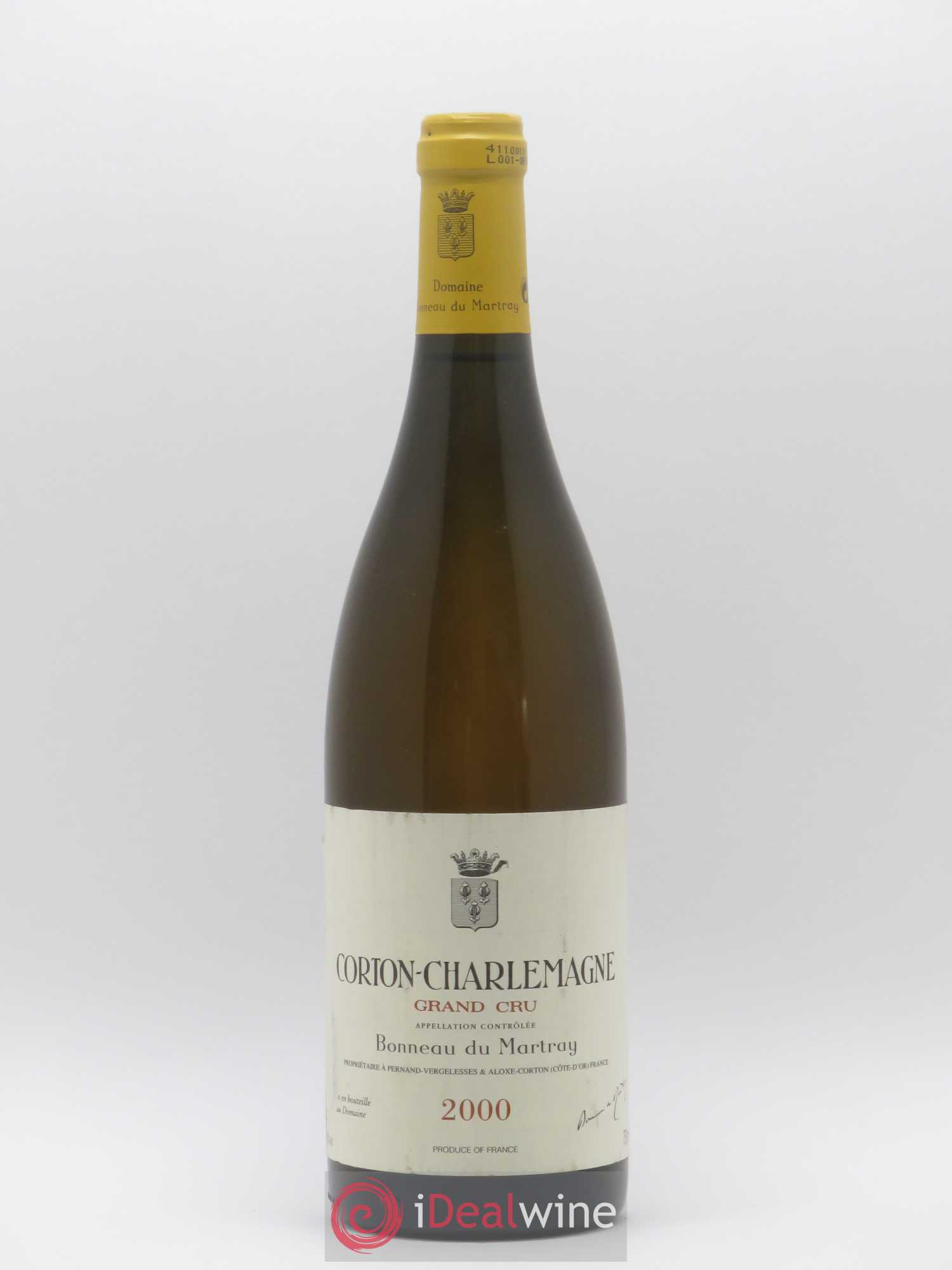 Corton-Charlemagne Grand Cru Bonneau du Martray (Domaine) 2000 - Lot de 1 bouteille - 0