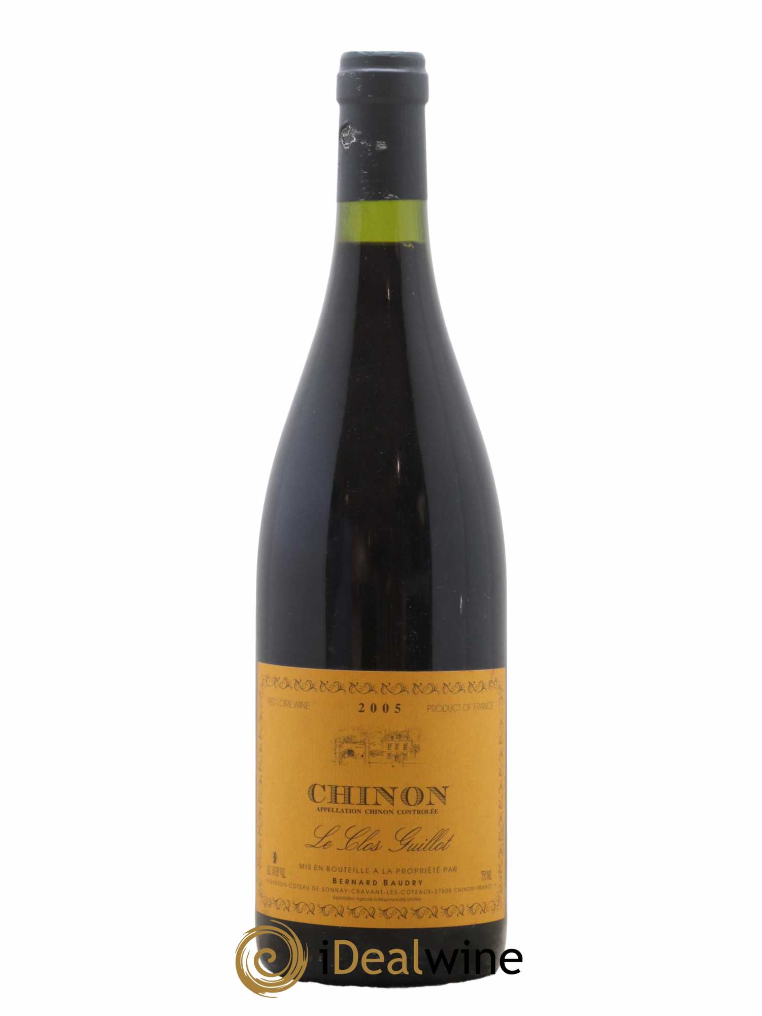 Chinon Le Clos Guillot Bernard Baudry 2005 - Lot de 1 bouteille - 0