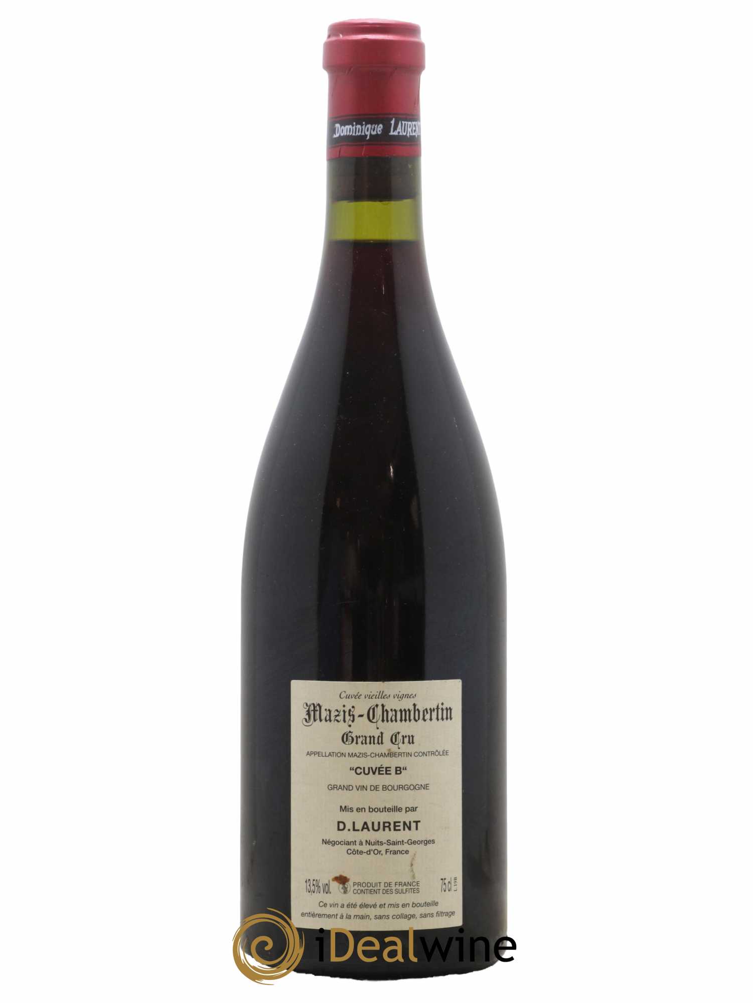 Mazis-Chambertin Grand Cru Vieilles Vignes Cuvée B Dominique Laurent 2006 - Lot de 1 bouteille - 1