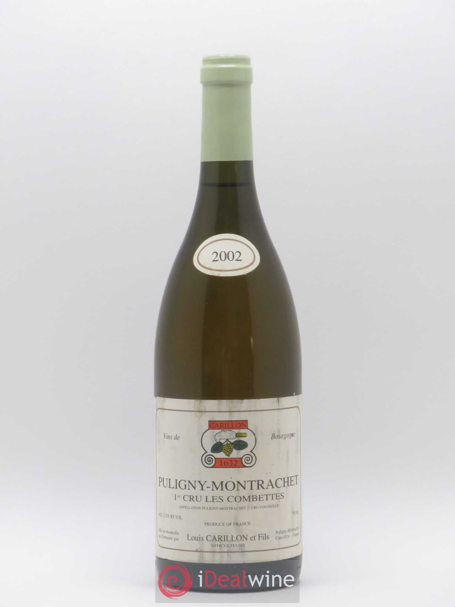 Puligny-Montrachet 1er Cru Les Combettes Louis Carillon & Fils 2002 - Lot de 1 bouteille - 0