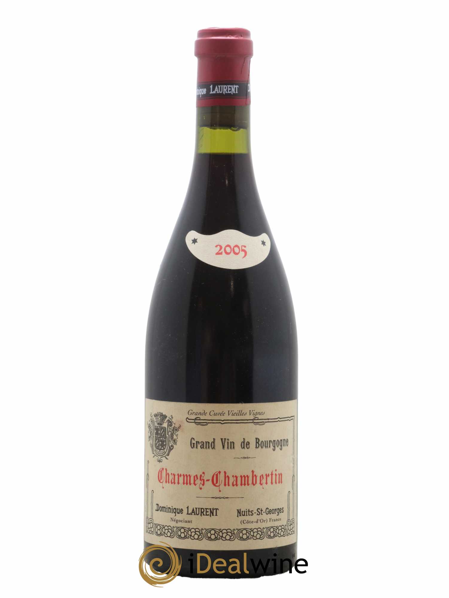 Charmes-Chambertin Grand Cru Vieilles Vignes Dominique Laurent 2005 - Lot de 1 bouteille - 0
