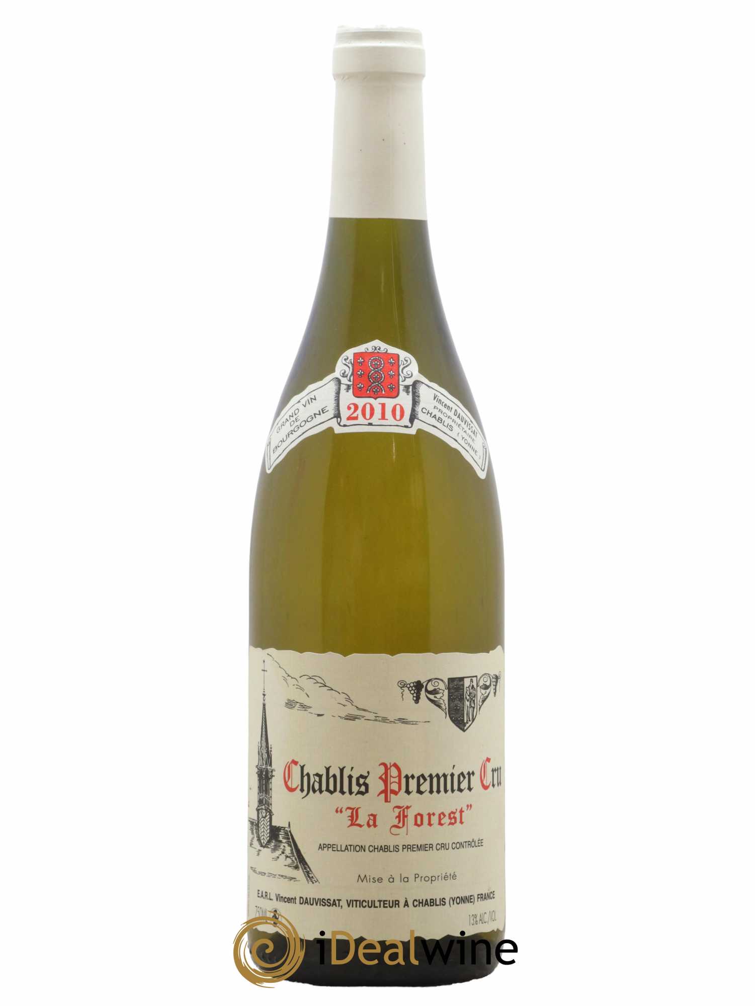 Chablis 1er Cru La Forest Vincent Dauvissat (Domaine) 2010 - Lot de 1 bouteille - 0